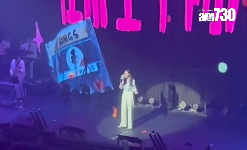 最近郭奕芯獲得登台表演機會現身珠海唱歌。(受訪者提供)