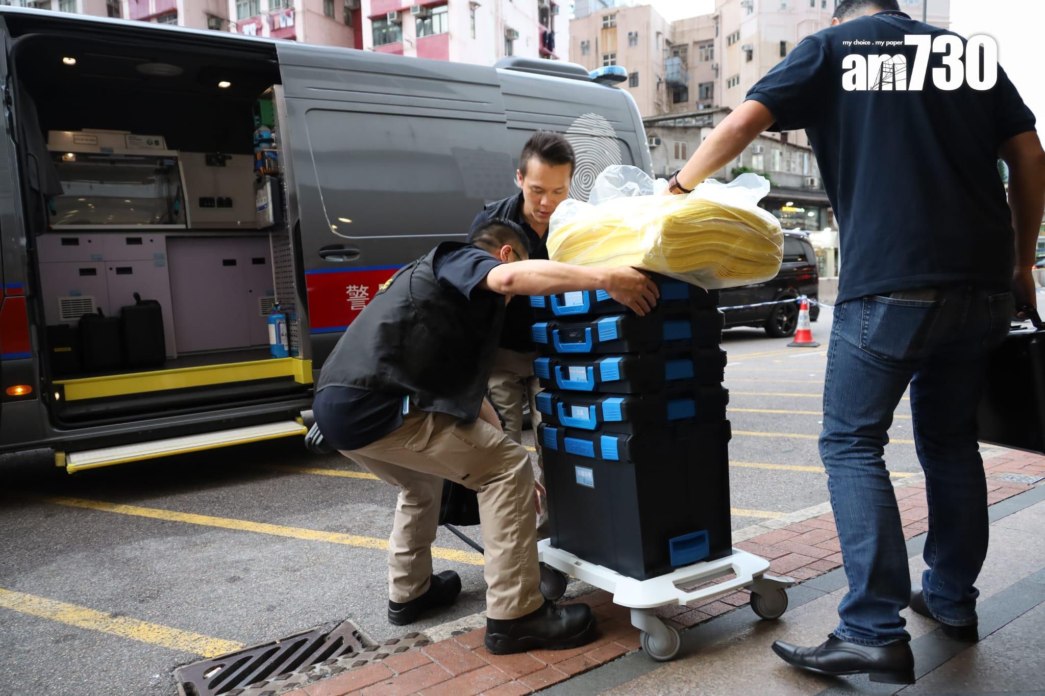 荃灣悅來酒店發生倫常慘案。(鍾式明攝)