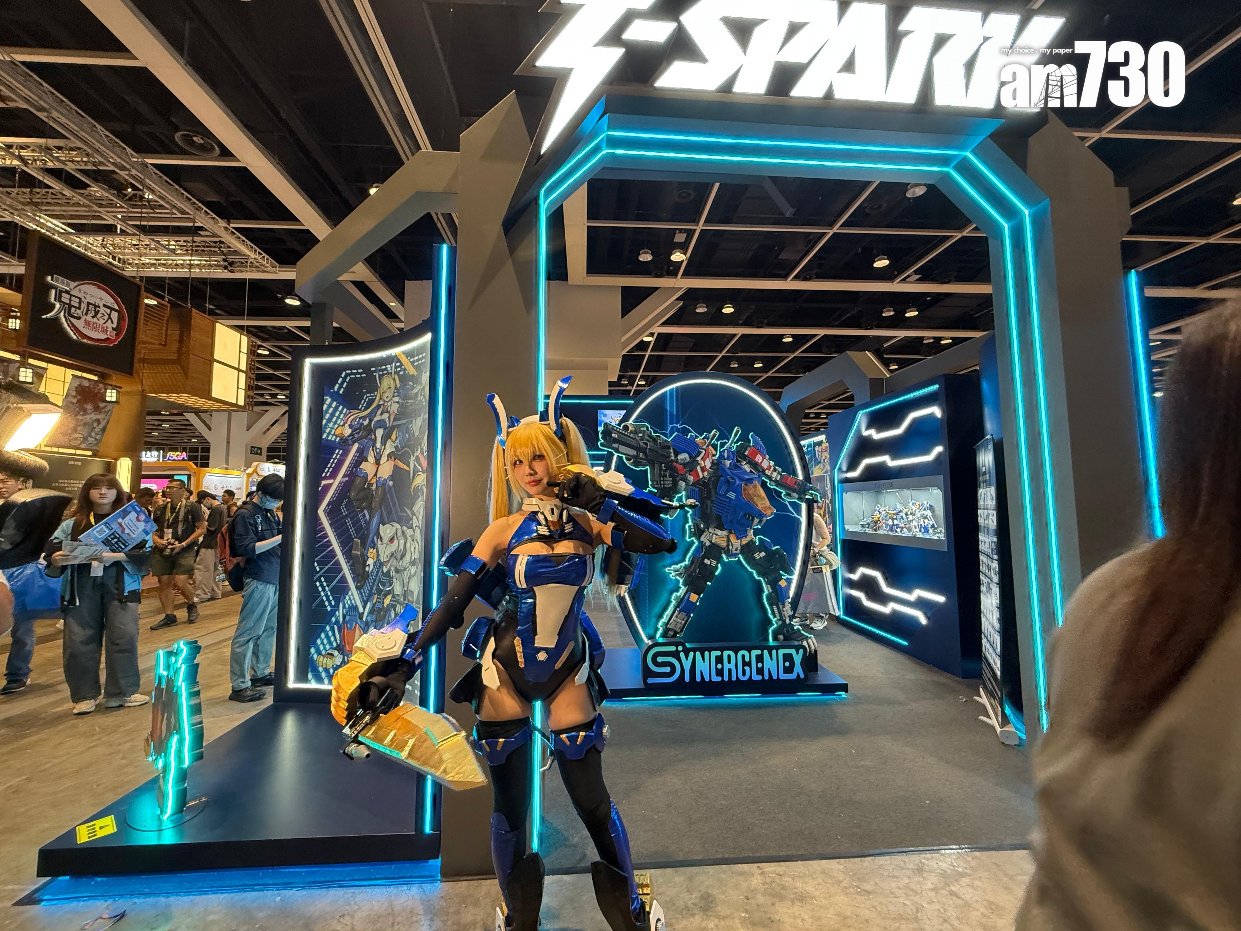 動漫節2025|一連5日的香港動漫電玩節在會展開幕。(am730記者攝)