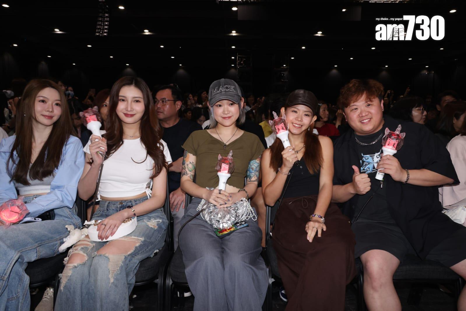 Jeremy開solo con,肥仔、Gao、WinWin、沈殷怡和曾樂彤齊齊捧場。(林俊源攝)