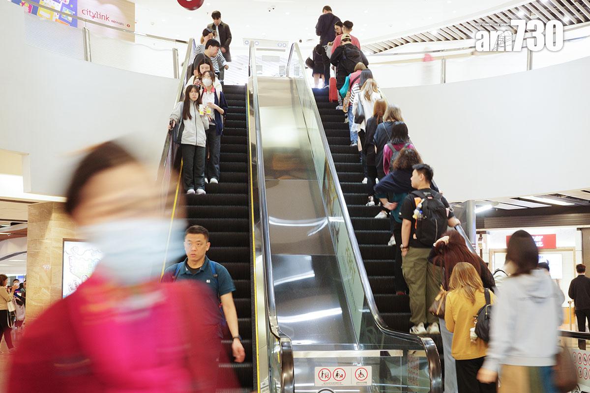 本港今年5月零售業總銷貨價值臨時估計為313億元,較去年5月上升2.4%。(資料圖片/吳康琦攝)