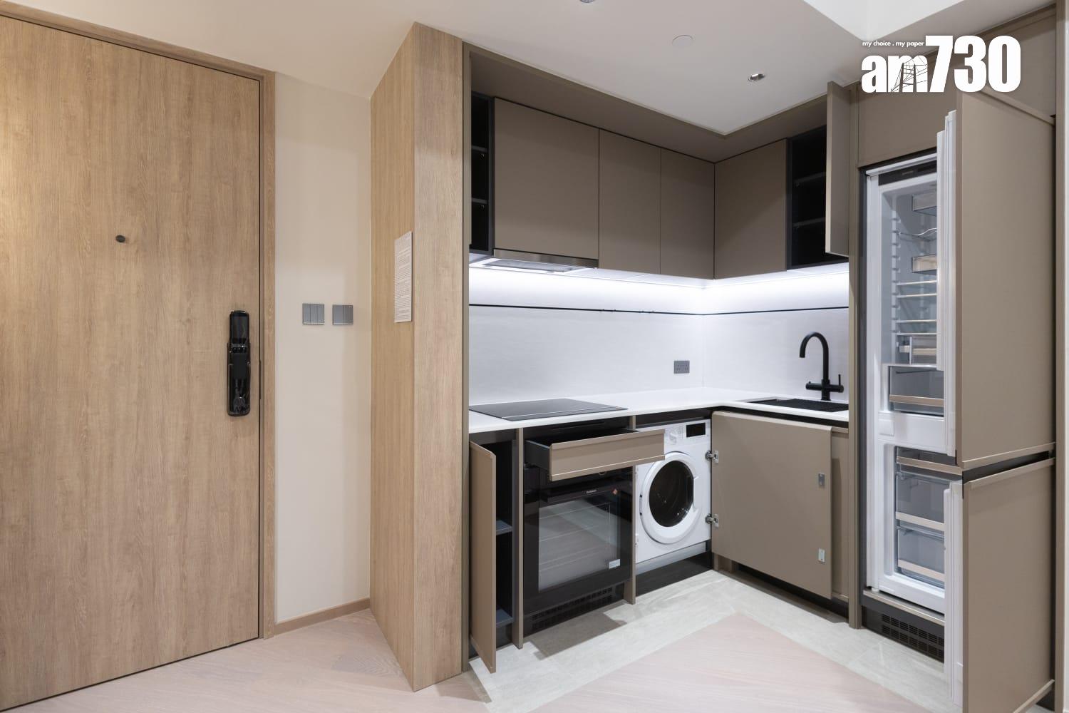 上然示範單位|第3期566呎交樓標準三房 浴室乾濕分離設計便利住戶(多圖有片)|大埔新盤