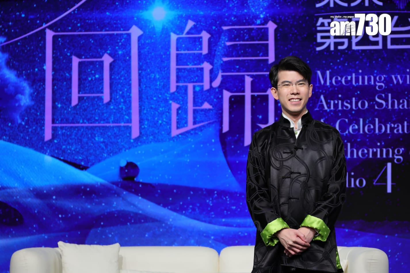 沈靖韜出席港台活動。(吳康琦攝)