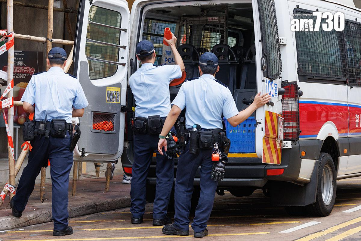 軍車巡邏隊制服設計有別於一般軍裝警員。(資料圖片/蘇文傑攝)