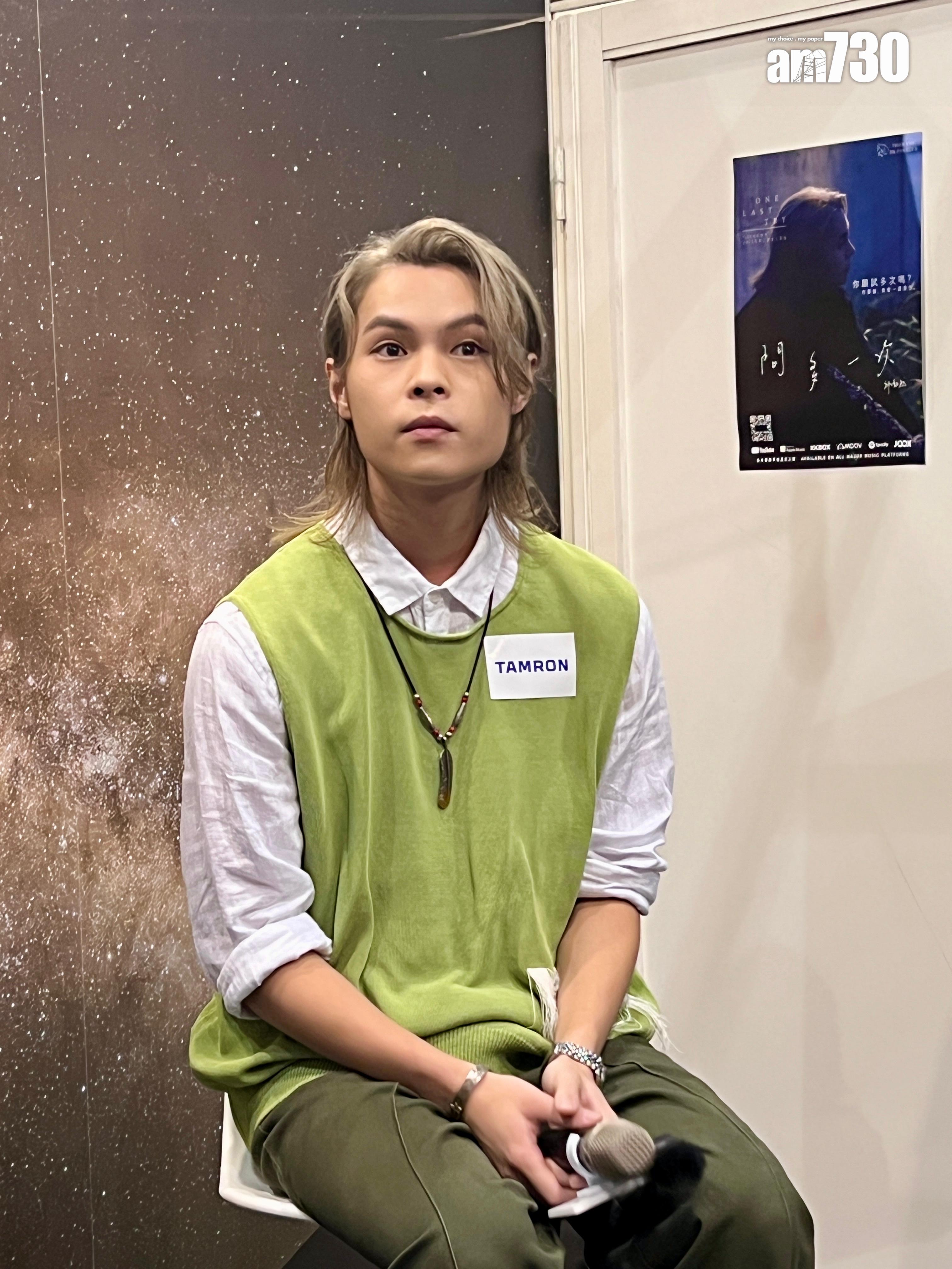 邱傲然Tiger@MIRROR讀電影出身,出席會展的攝影分享會。(娛樂組攝)