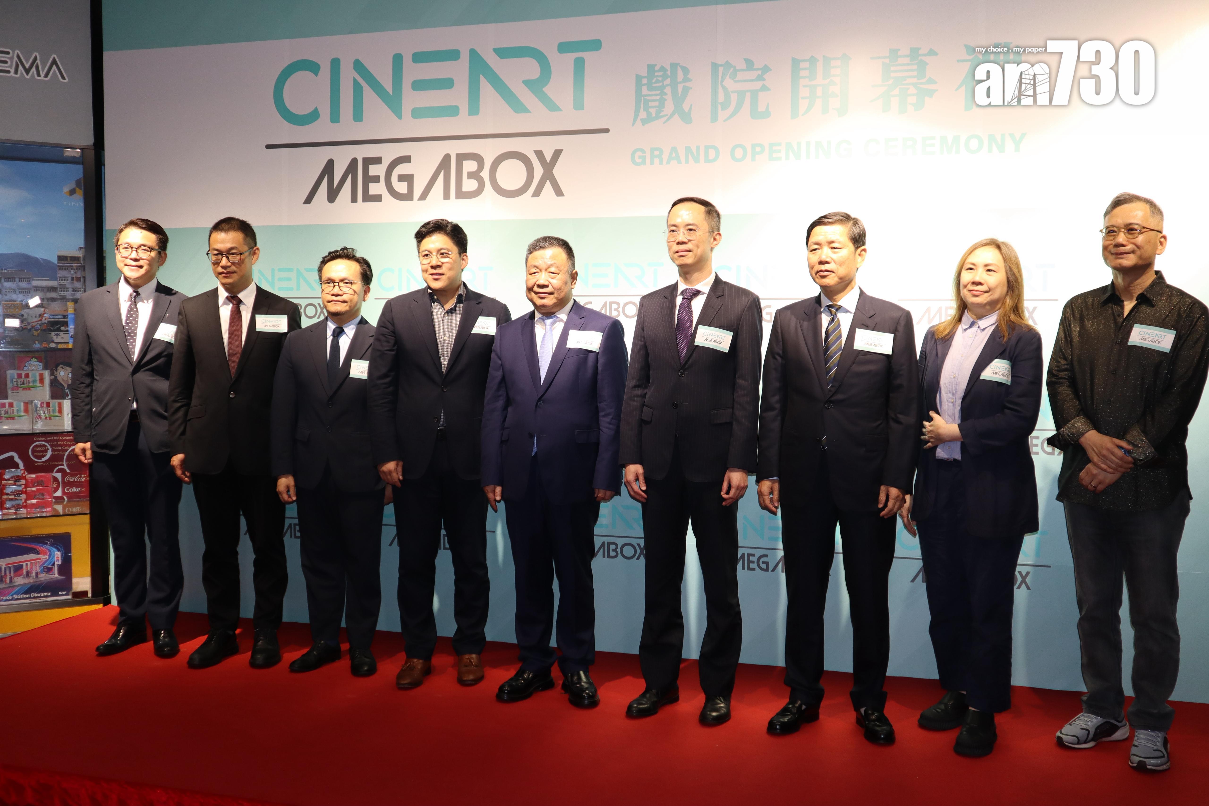 霍啟剛亦有出席 開幕電影《超人》放映活動。(娛樂組攝)