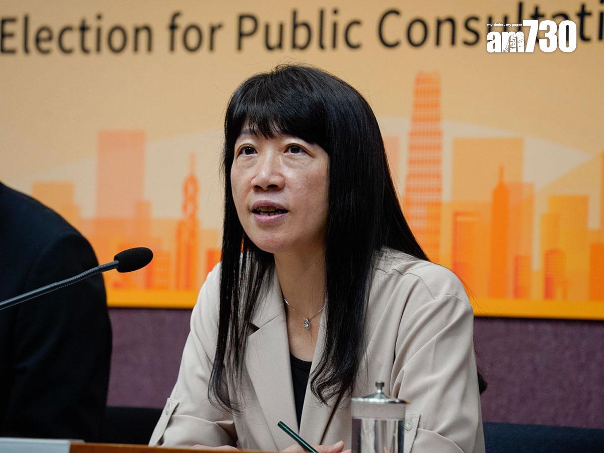 陳淑華表示,已完成採購電子點票機,共花費約1,600萬元。(周令知攝)