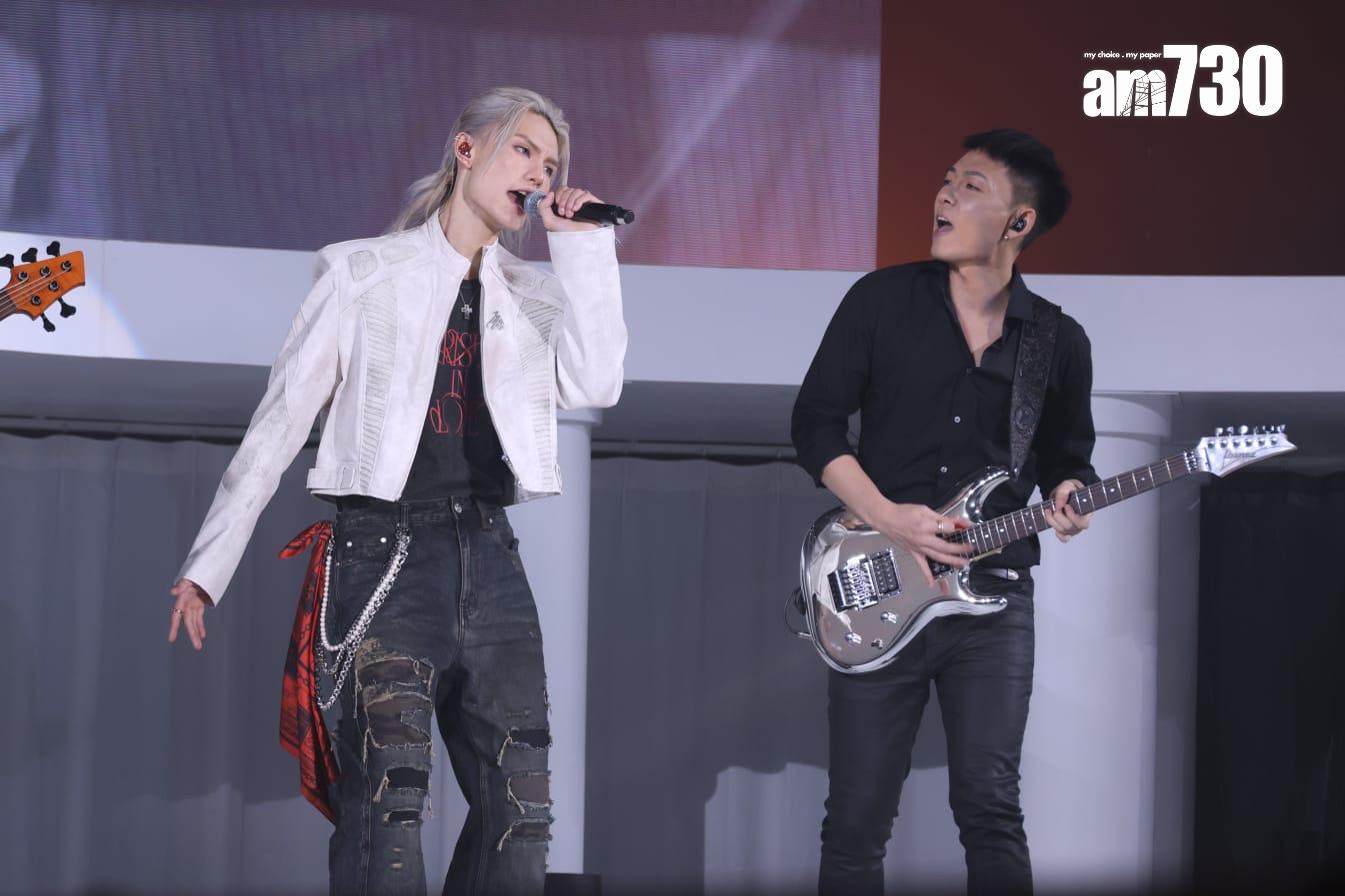 Jeremy演唱會由徐浩擔任Band Leader。(林俊源攝)