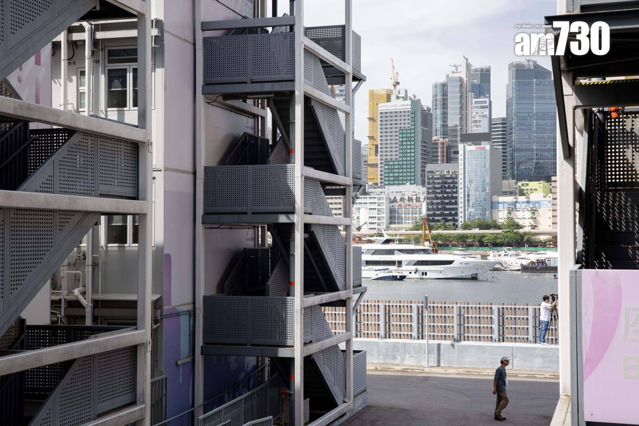 由中央援建社區隔離設施正式變身為「啓航1331」,首期青年旅舍單位正式試業,提供250間客房。(周令知攝)