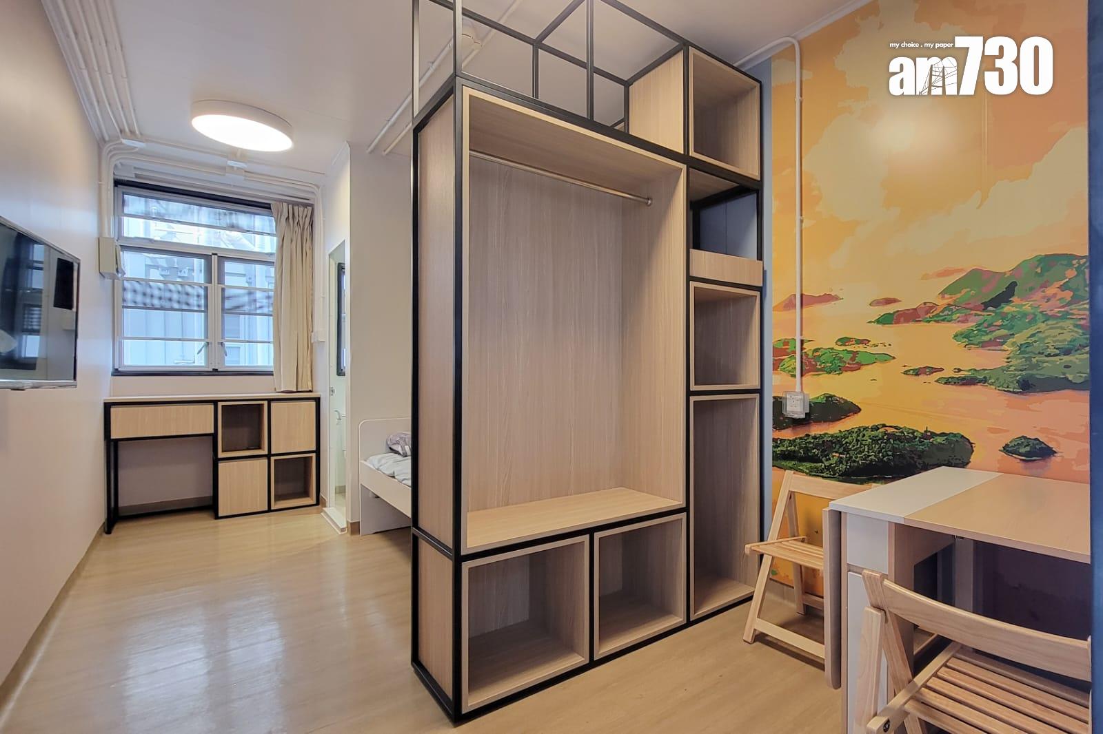 營運方開放予傳媒參觀,最少有3個戶型,包括單人房、雙人房及三人房。(周令知攝)