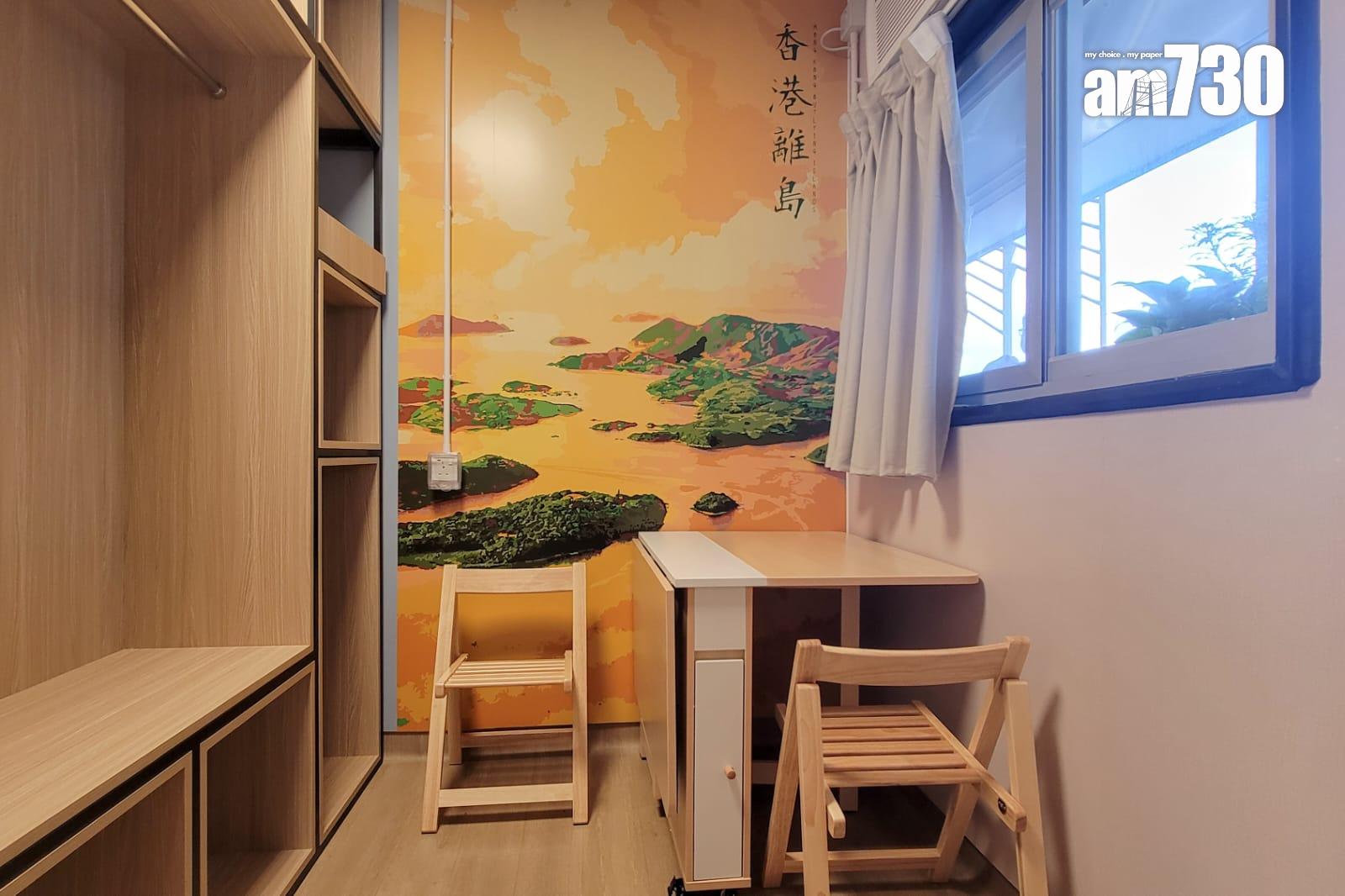 營運方開放予傳媒參觀,最少有3個戶型,包括單人房、雙人房及三人房。(周令知攝)