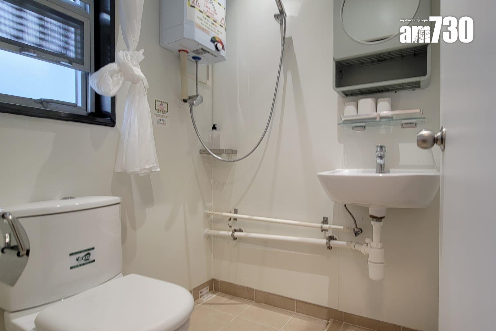 營運方開放予傳媒參觀,最少有3個戶型,包括單人房、雙人房及三人房。(周令知攝)