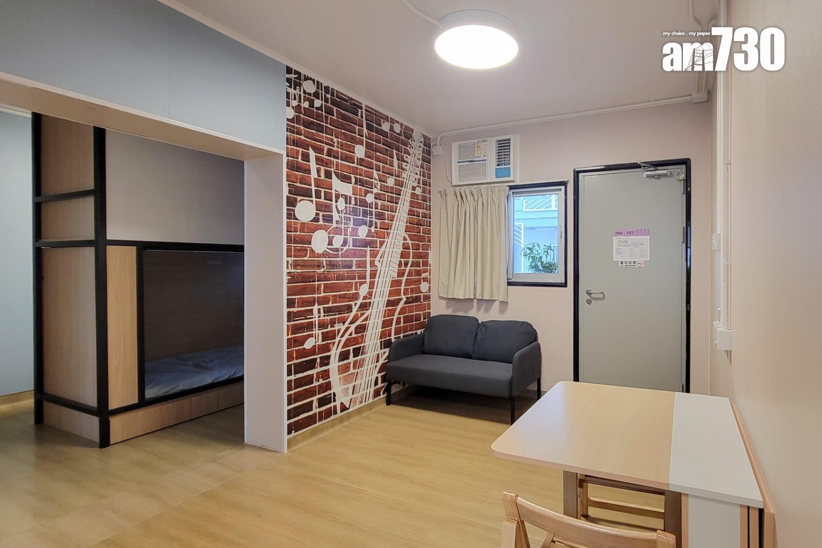 營運方開放予傳媒參觀,最少有3個戶型,包括單人房、雙人房及三人房。(周令知攝)