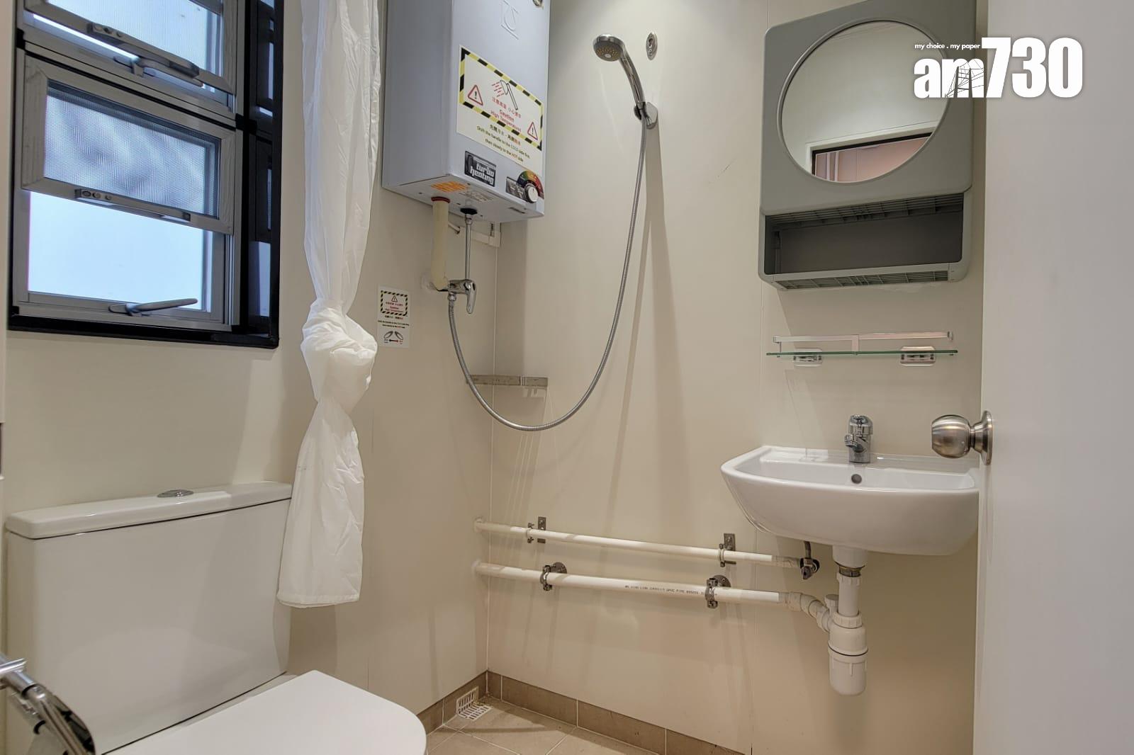 營運方開放予傳媒參觀,最少有3個戶型,包括單人房、雙人房及三人房。(周令知攝)