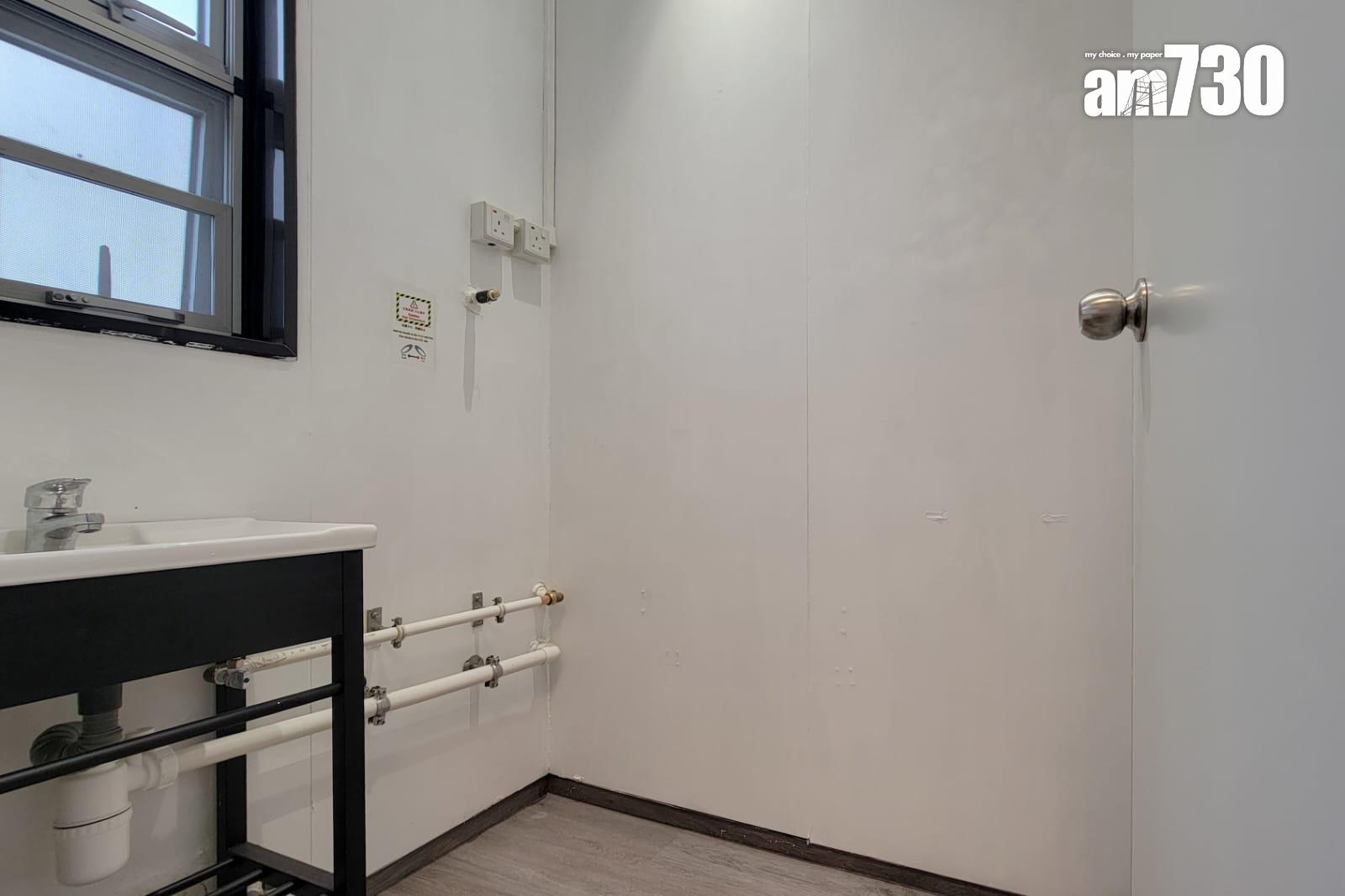 營運方開放予傳媒參觀,最少有3個戶型,包括單人房、雙人房及三人房。(周令知攝)