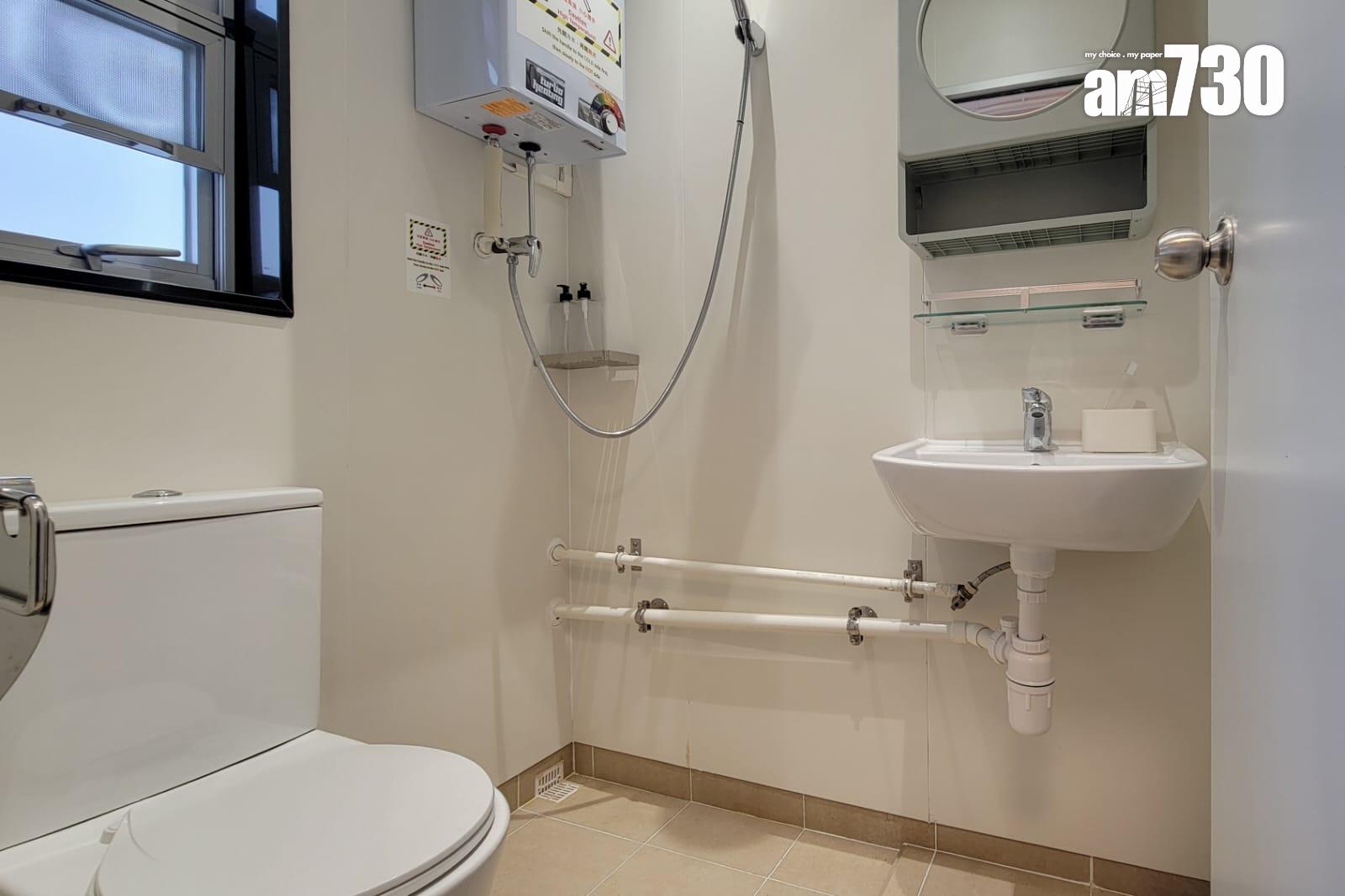 營運方開放予傳媒參觀,最少有3個戶型,包括單人房、雙人房及三人房。(周令知攝)