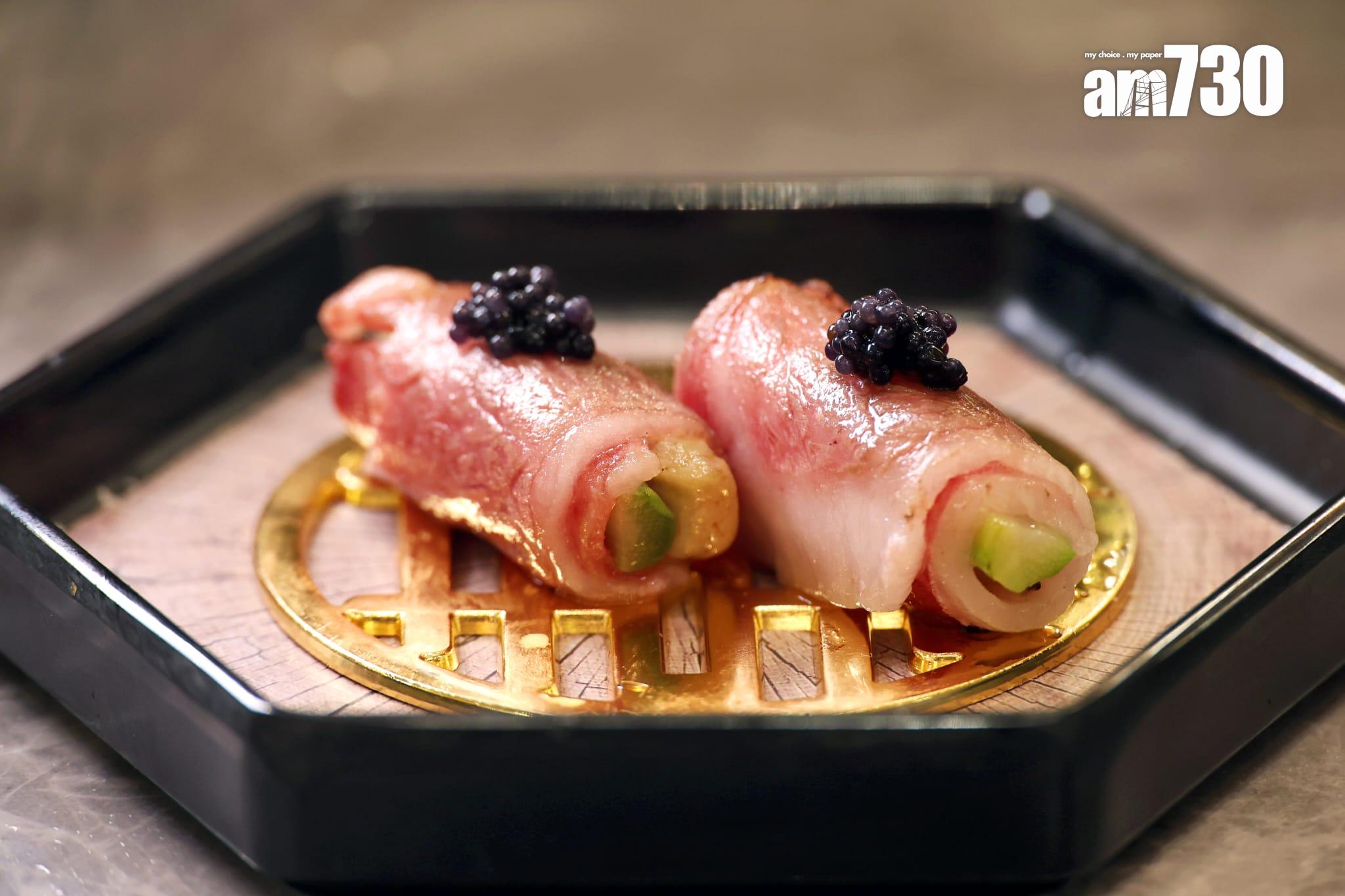 火炙A5和牛伴魚子醬(放題B)