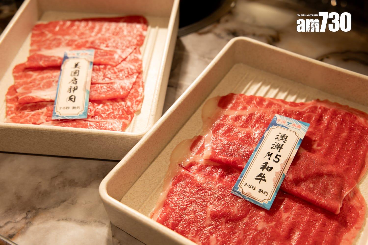 照例任食澳洲M5和牛及美國牛肩胛片。(周令知攝)