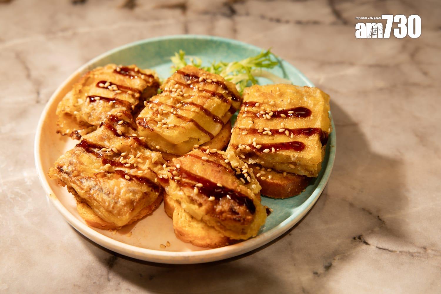 鐵板鵝肝多士任點任食(周令知攝)