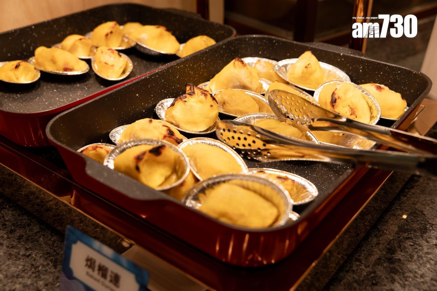 自助區任取任食燒榴槤(周令知攝)