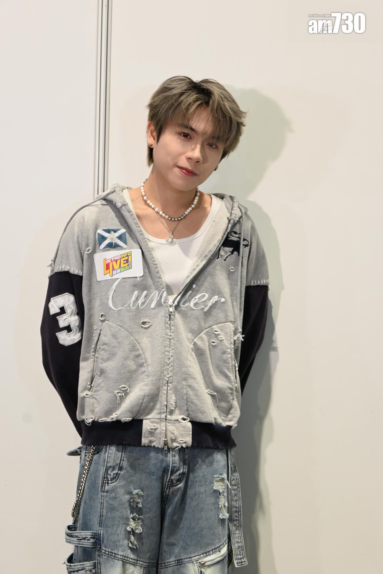 黃峻熙首踏足動漫節,心情很興奮。(娛樂組攝)