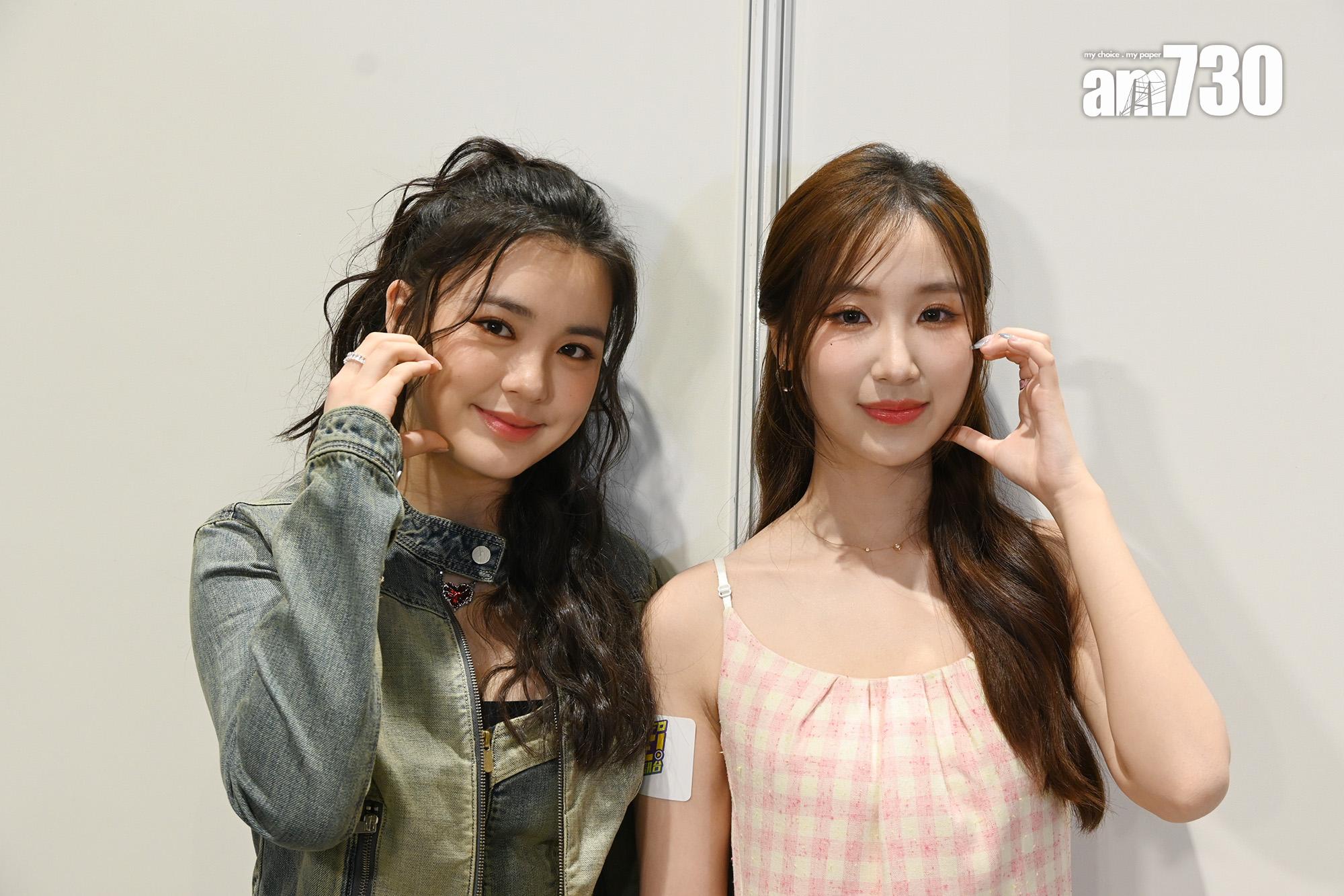 詹天文與姚焯菲今日現身動漫電玩節。 (娛樂組攝)