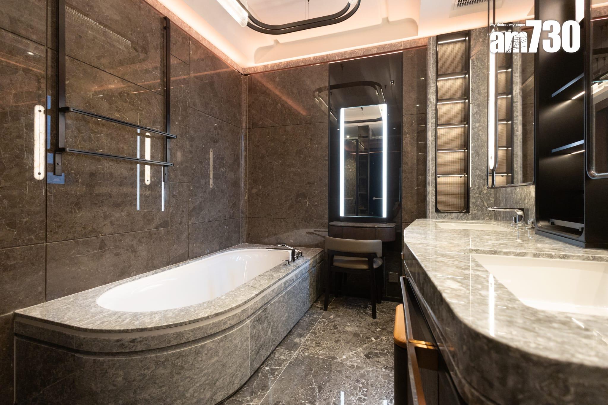 天璽.天示範單位|分層戶面積最大四房 客飯廳極具空間感 眺望維港海景(多圖有片)|啟德新盤