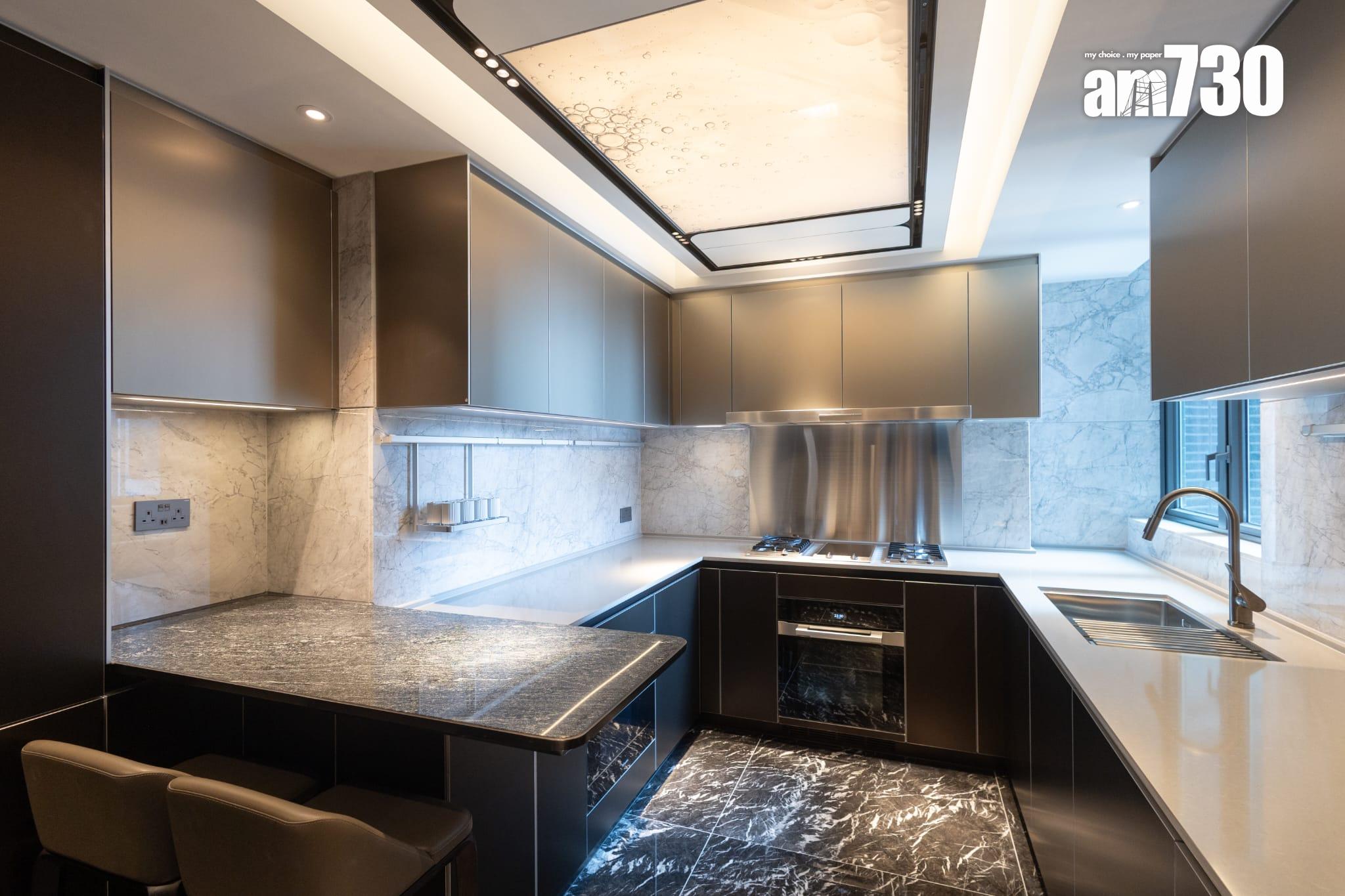 天璽.天示範單位|分層戶面積最大四房 客飯廳極具空間感 眺望維港海景(多圖有片)|啟德新盤