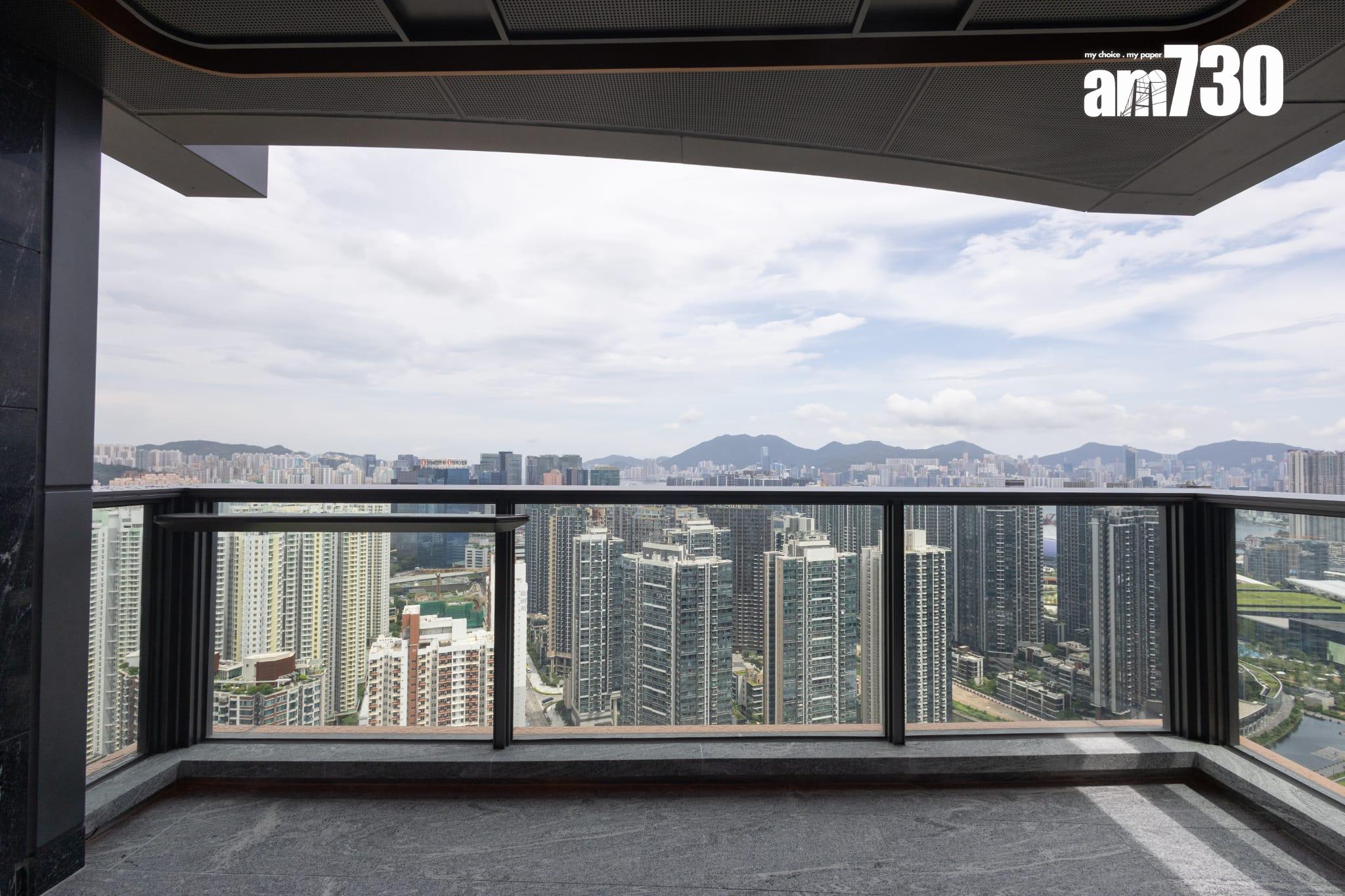 天璽.天示範單位|分層戶面積最大四房 客飯廳極具空間感 眺望維港海景(多圖有片)|啟德新盤