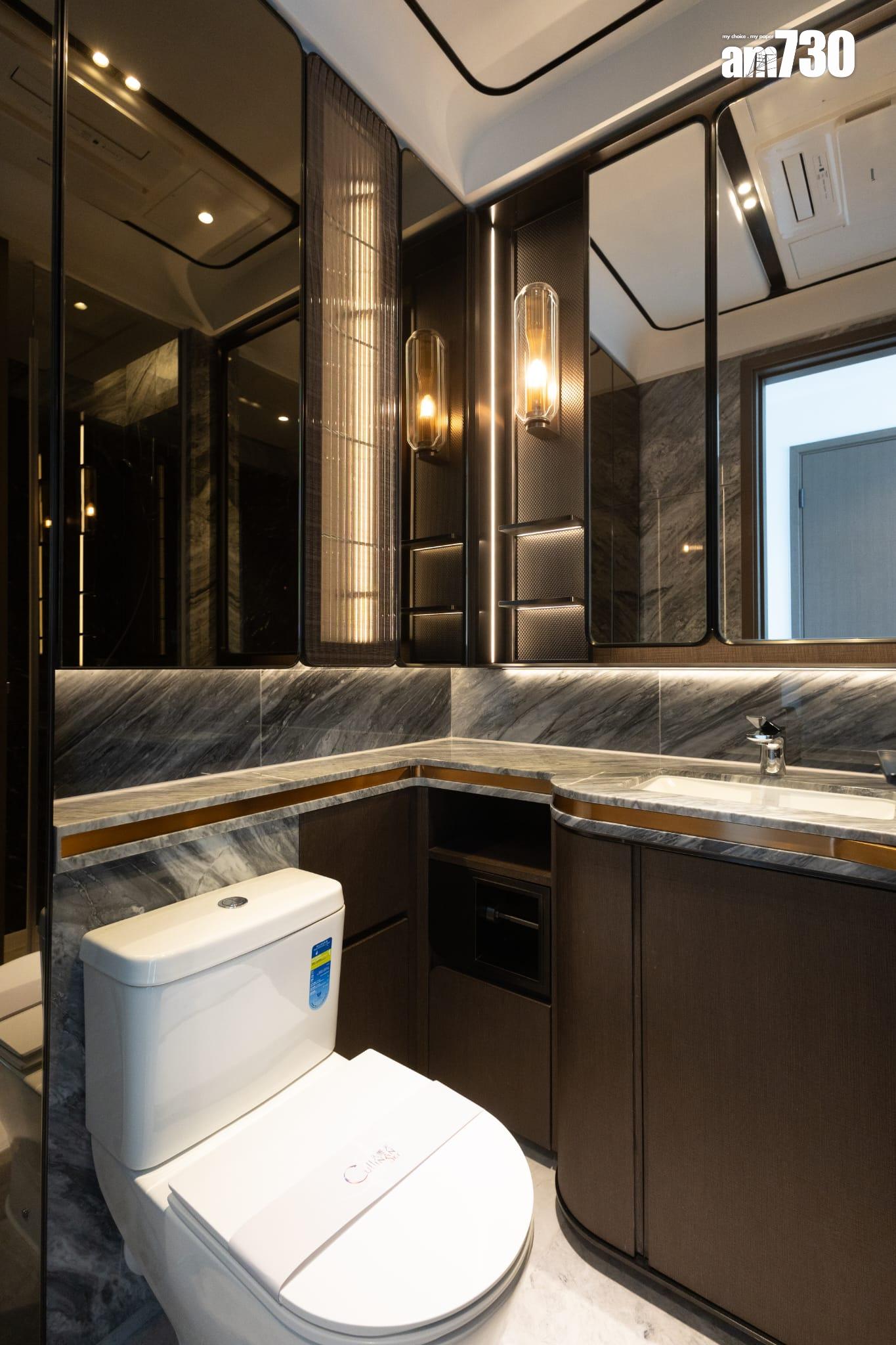 天璽.天示範單位|分層戶面積最大四房 客飯廳極具空間感 眺望維港海景(多圖有片)|啟德新盤