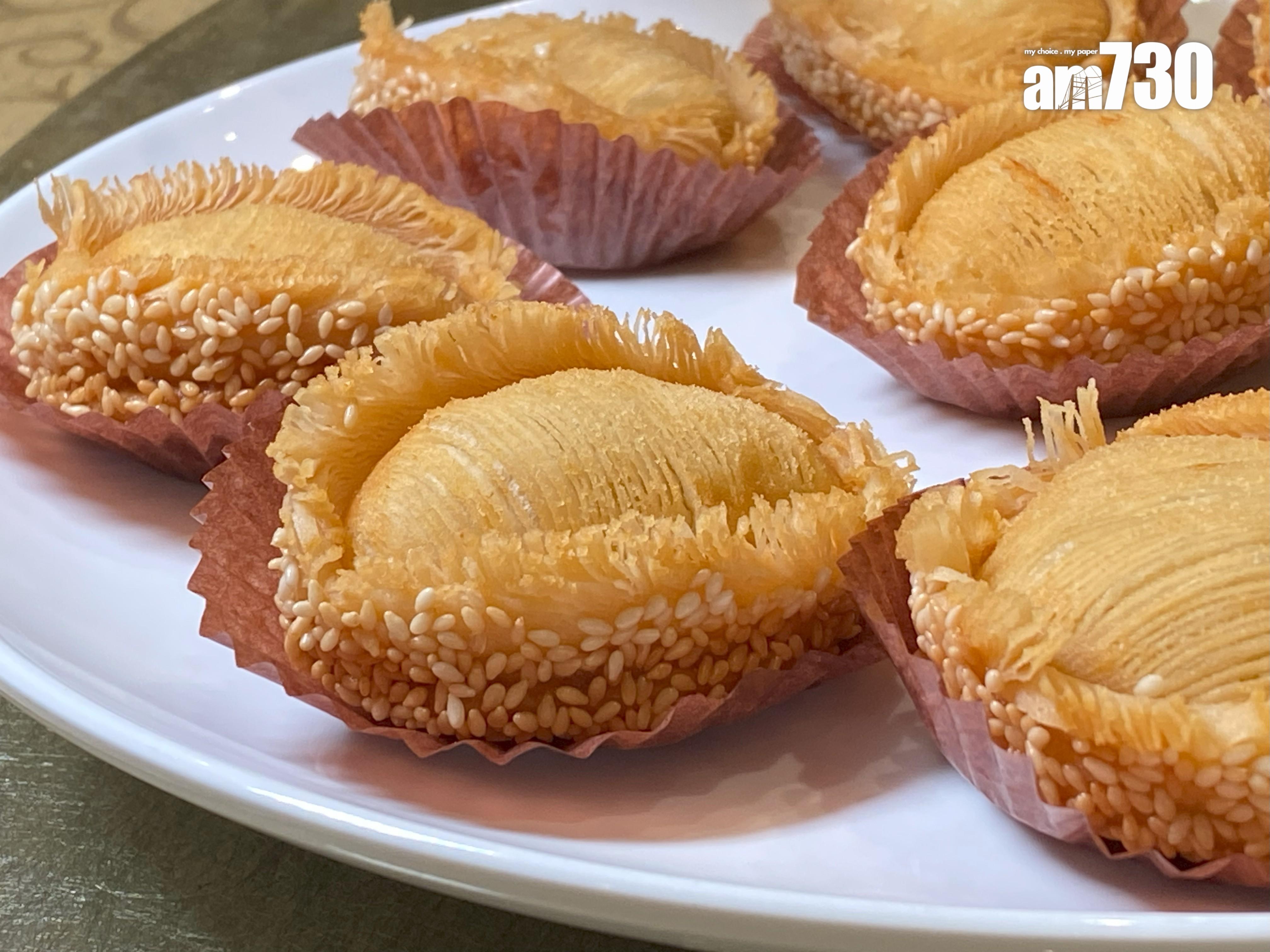 富貴鮑魚酥酥脆鬆化,鮑魚嫩滑。(厚德經典尋味菜單)攝:Vera