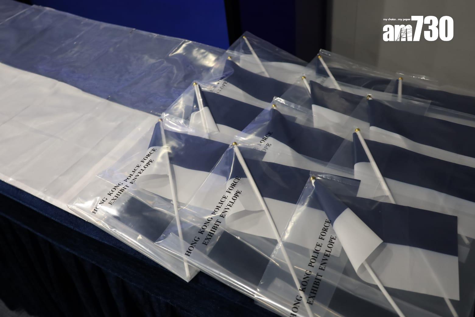 警方檢獲一批證物。(鍾式明攝)