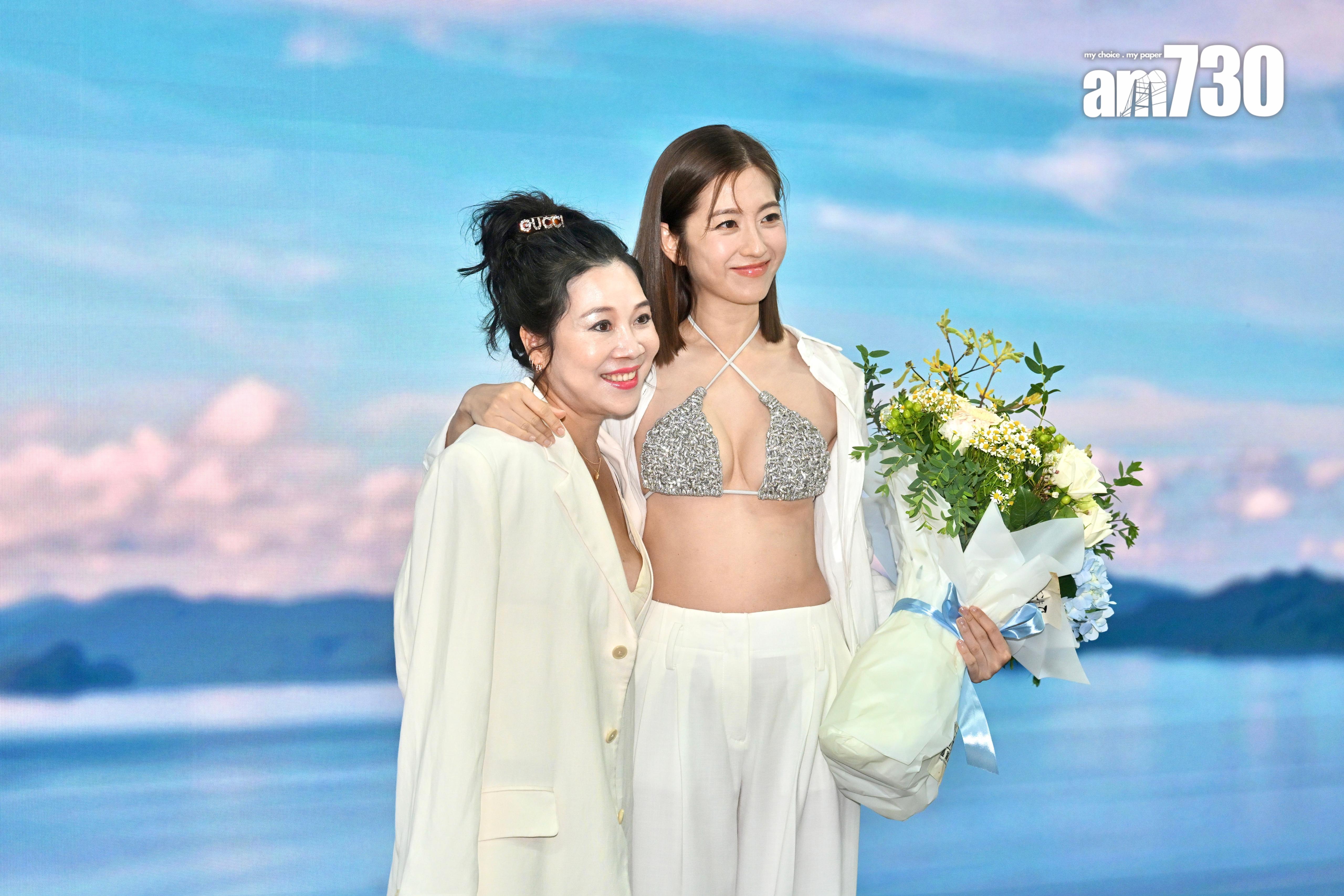 陳自瑤與謝沇錤(左)合作多年,二人的上圍絕不惹少。(娛樂組攝)