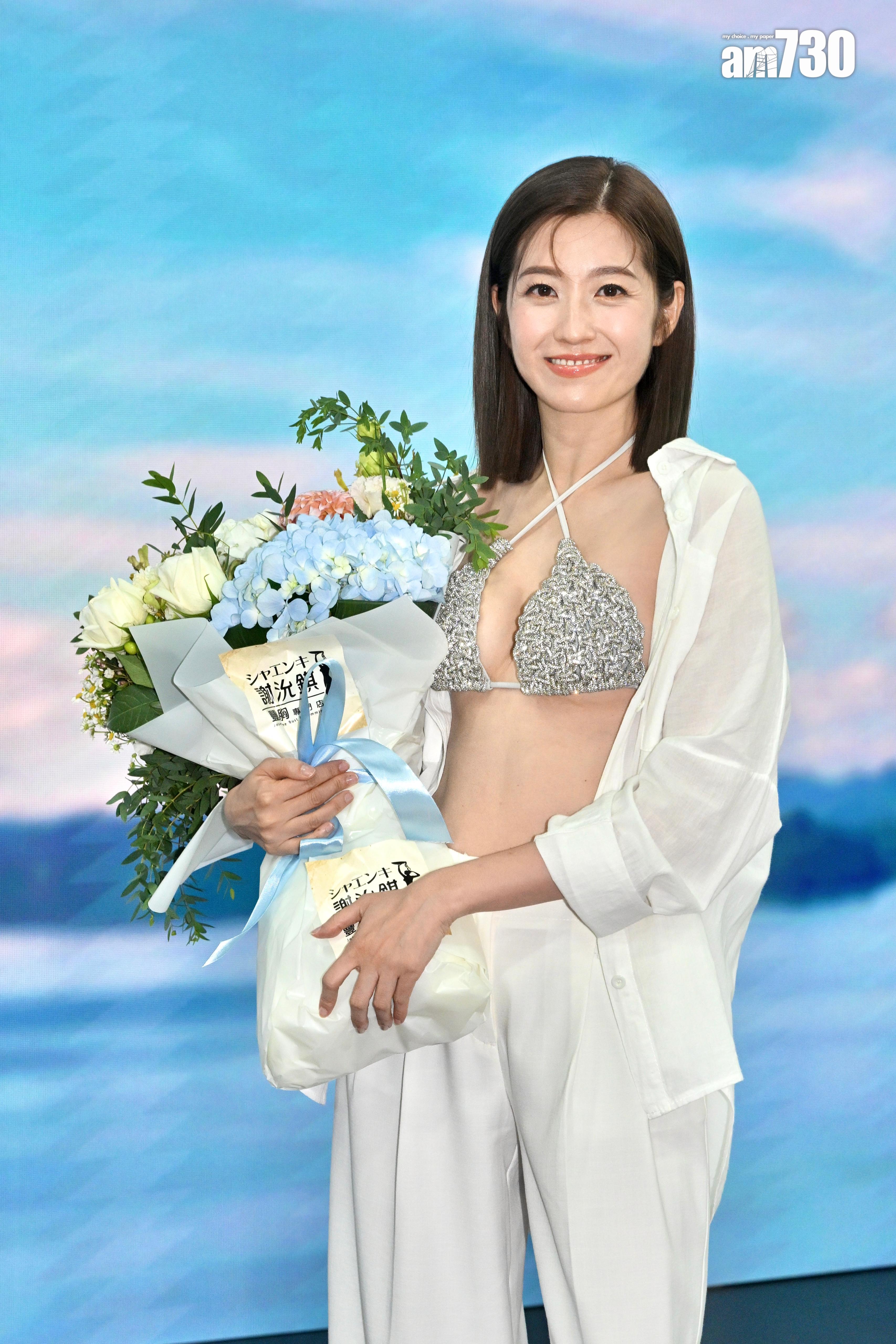 陳自瑤與謝沇錤(左)合作多年,二人的上圍絕不惹少。(娛樂組攝)