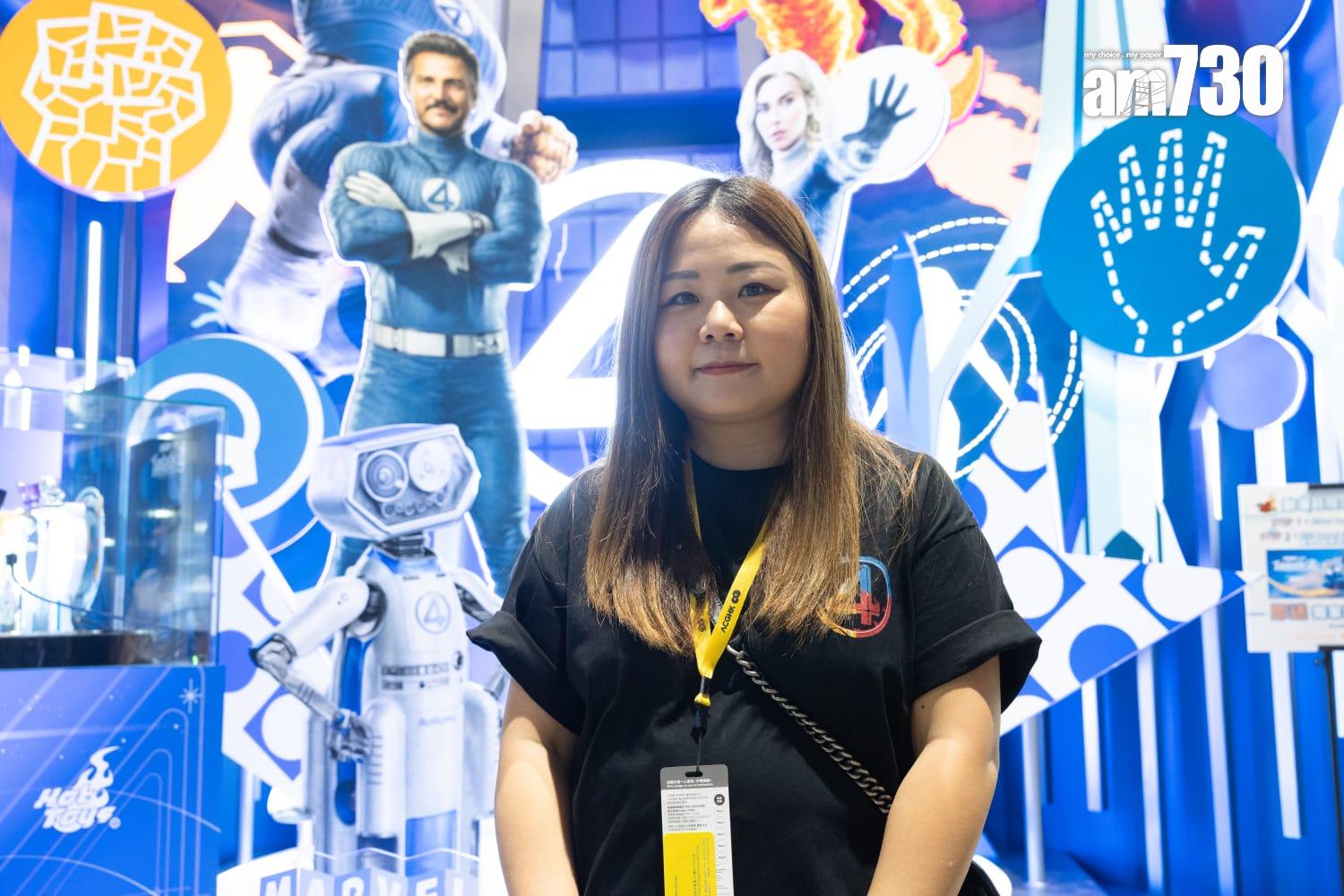 HOT TOYS資深市務及傳訊經理周晴晴。(蘇文傑攝)