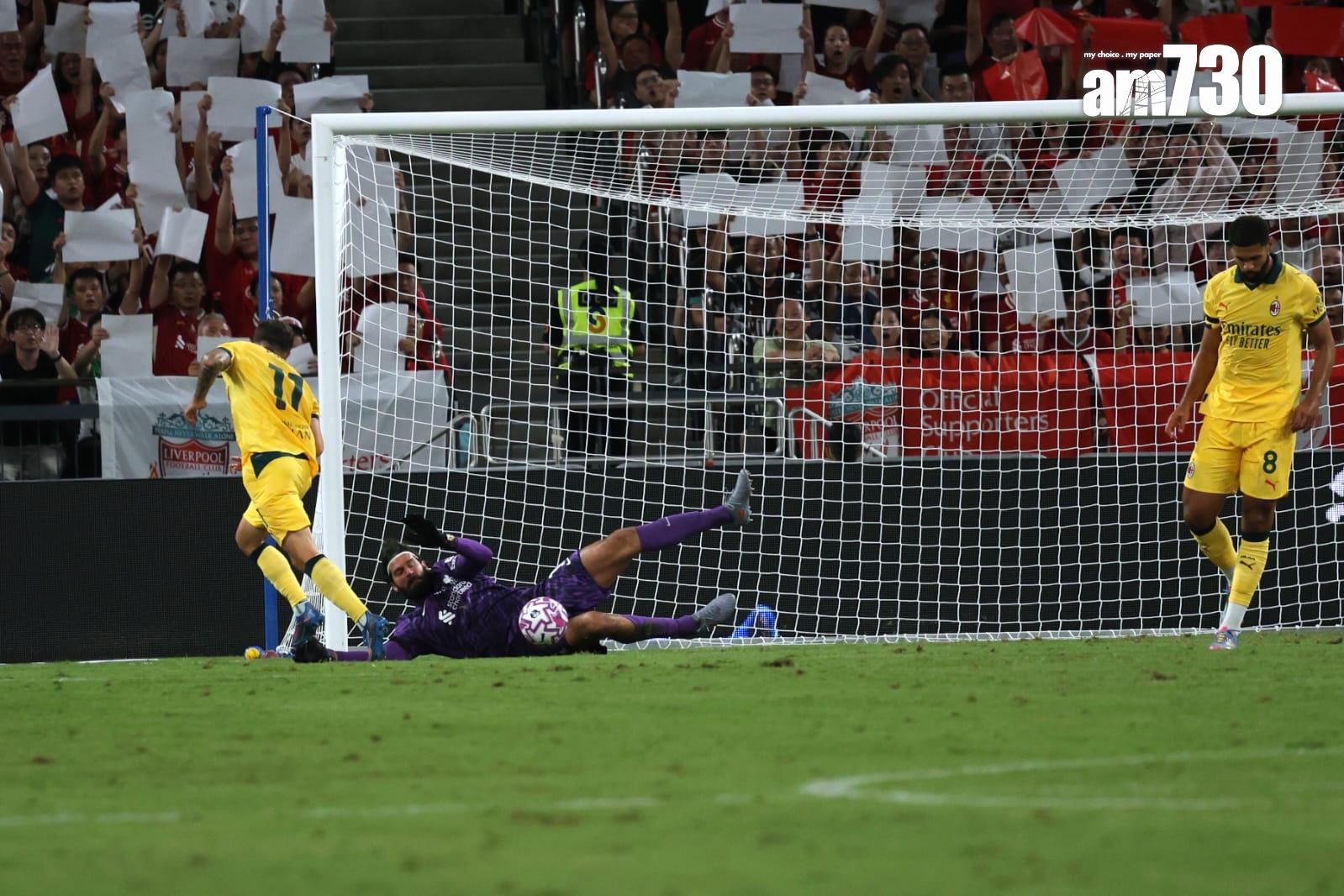 米蘭普列錫攻門。(林俊源攝)