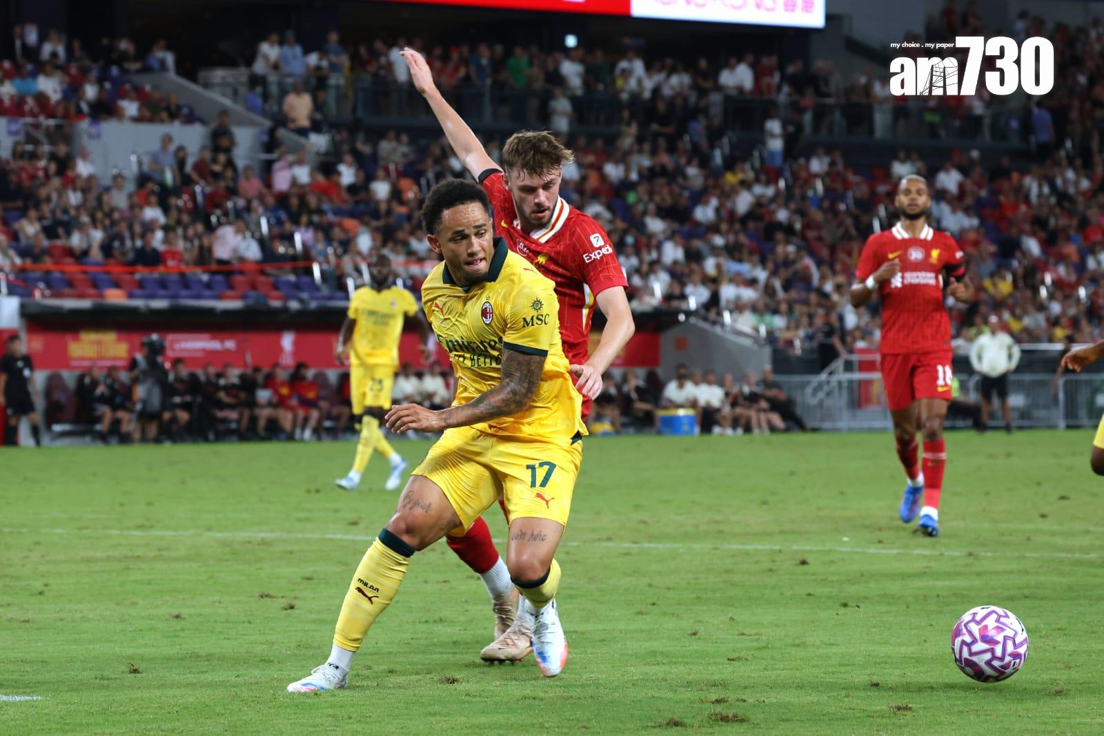 AC米蘭的奧卡科。(林俊源攝)