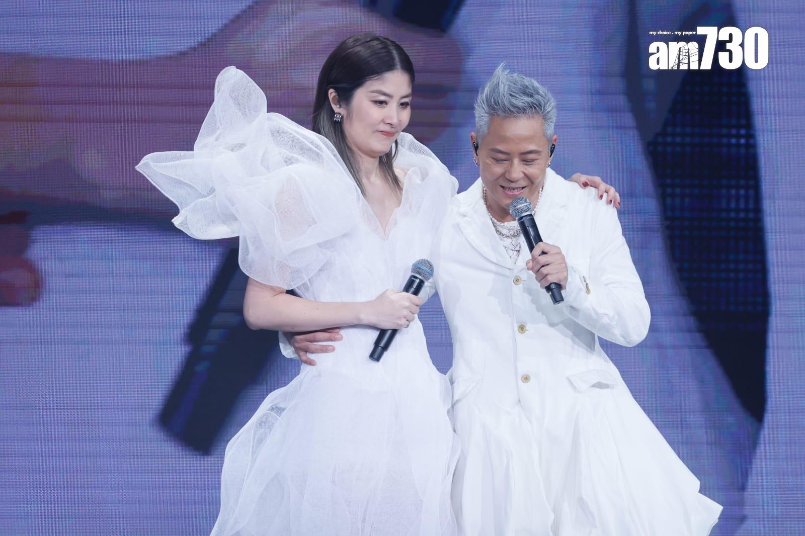 Kelly昨晚(27日)於紅館舉行《陳慧琳Season 2 萬人結界演唱會》尾場,請來草蜢擔任嘉賓,炸爆舞台。(蘇文傑攝)