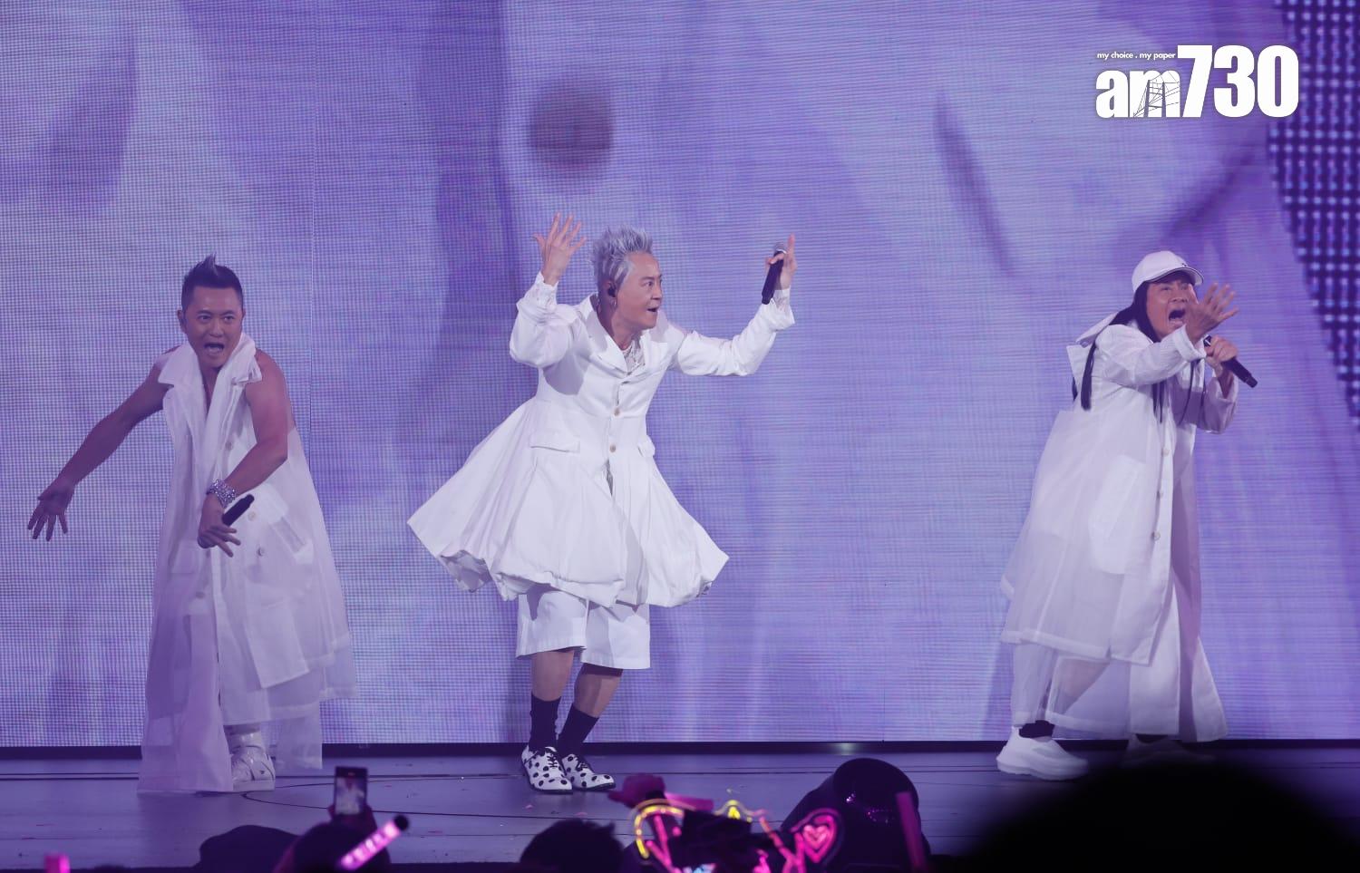 任Kelly《陳慧琳Season 2 萬人結界演唱會》尾場嘉賓,狀態大勇,送上新歌《老的辣》。(蘇文傑攝)