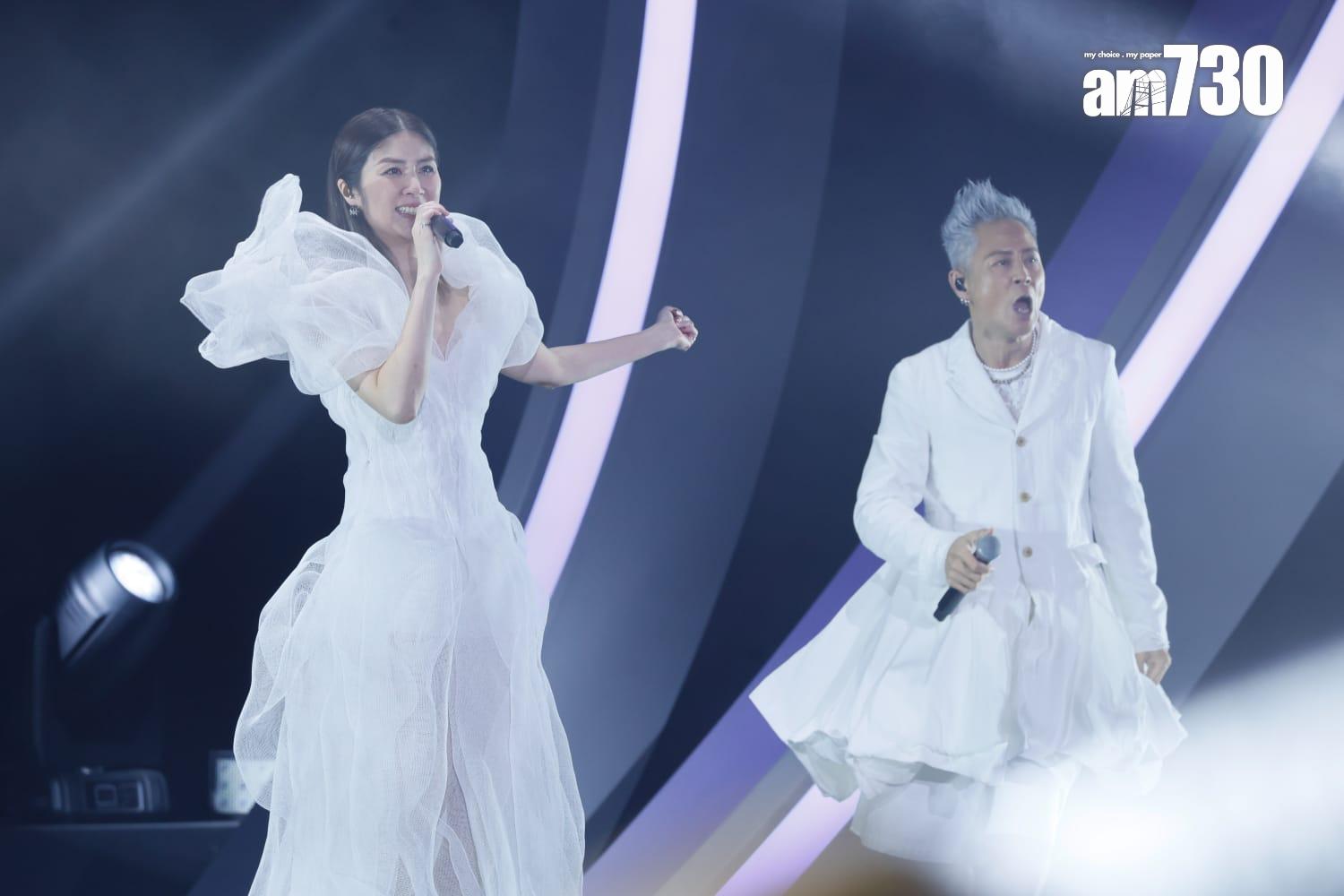 Kelly昨晚(27日)於紅館舉行《陳慧琳Season 2 萬人結界演唱會》尾場,請來草蜢擔任嘉賓,炸爆舞台。(蘇文傑攝)