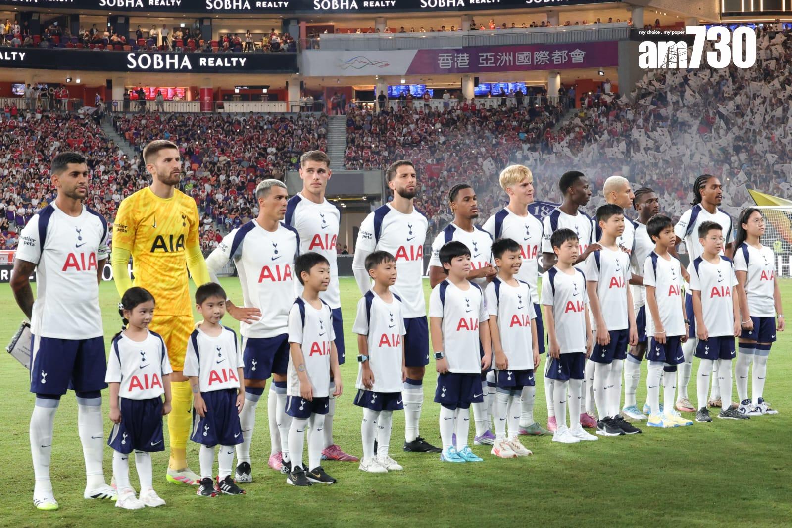 熱刺出場陣容。(吳康琦攝)