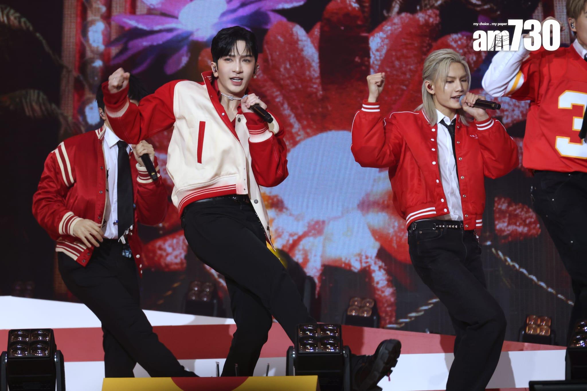 Anson Lo在亞博的《香港麥當勞50週年 i'm lovin' it音樂會》,狀態大勇。(林俊源攝)