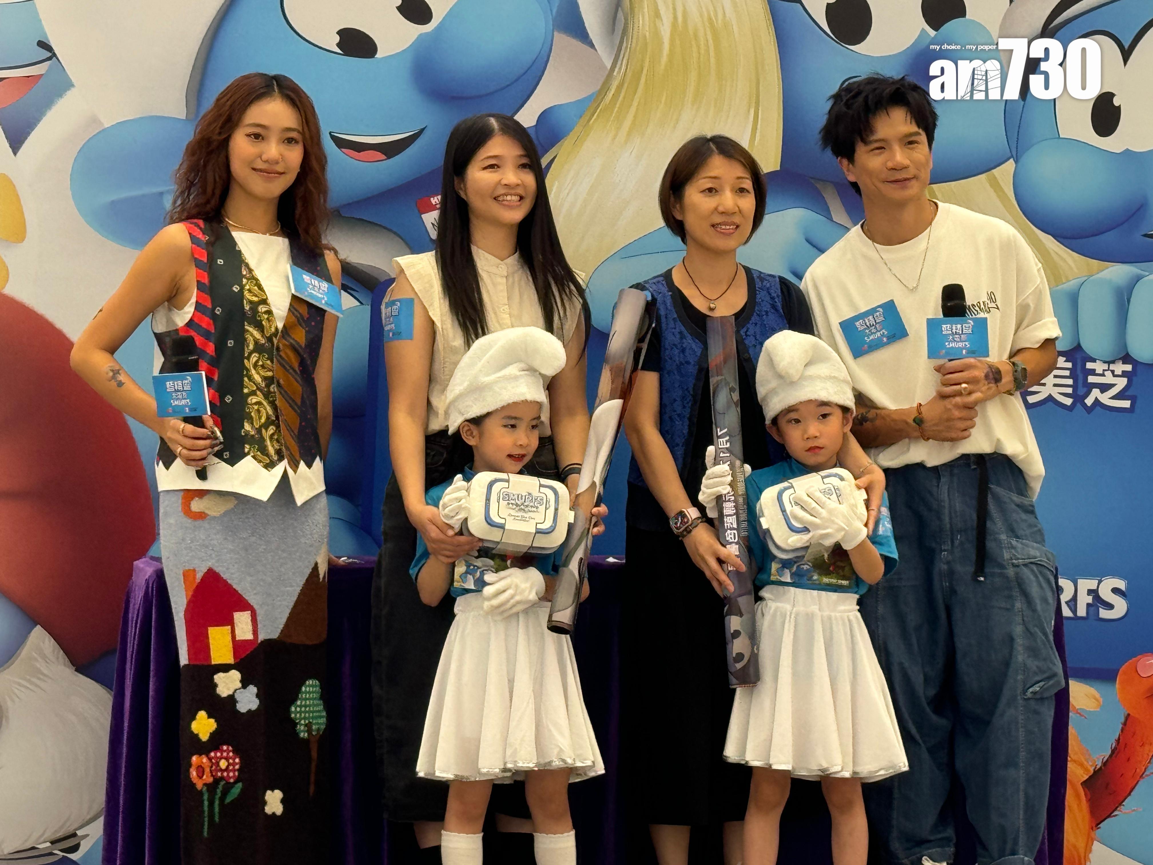 梁釗峰和JACE在活動有玩遊戲。 (娛樂組攝)