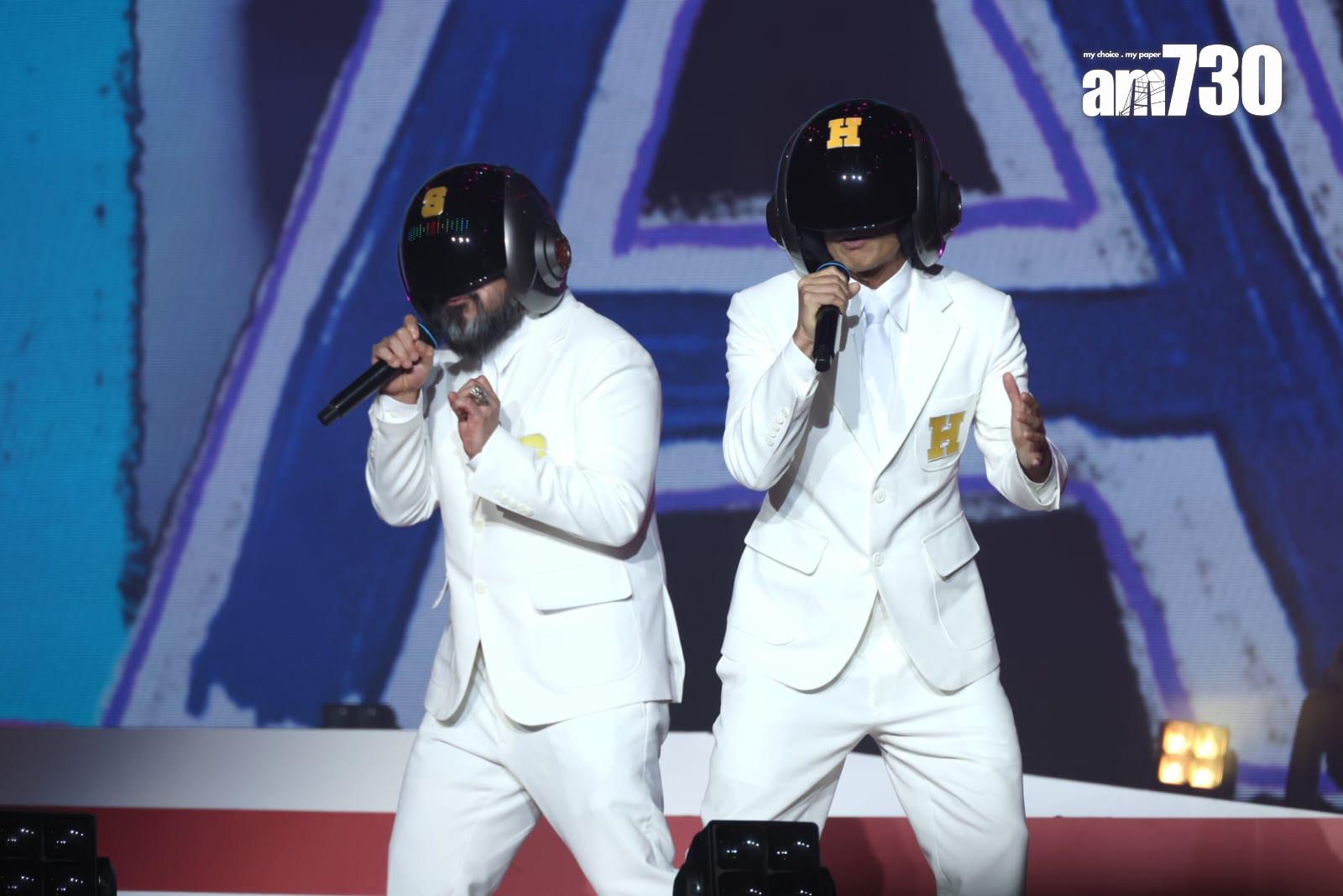 軟硬現身亞博的《香港麥當勞50週年 i'm lovin' it音樂會》。(林俊源攝)