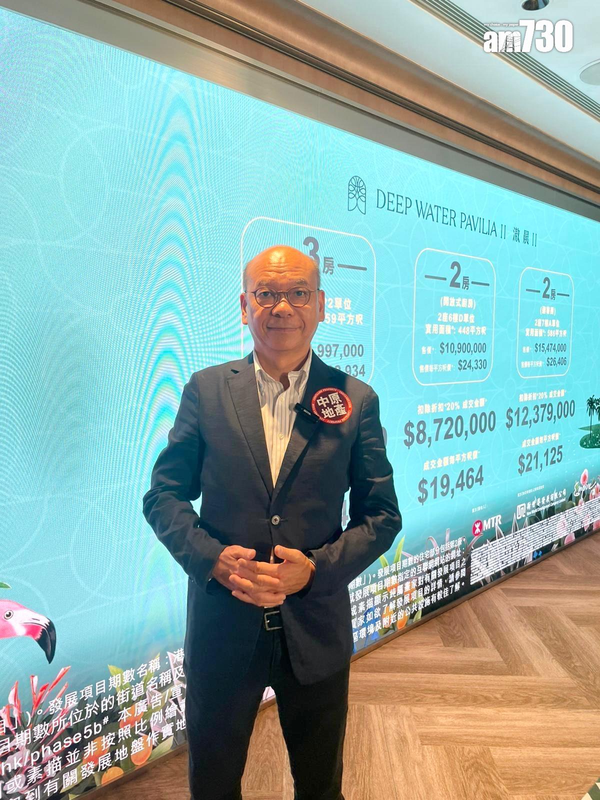 滶晨II開價|中原陳永傑:擁呎數優勢 料首輪銷售可一Q清枱|西營盤新盤