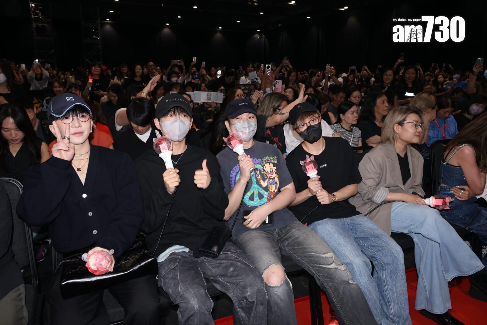 Jeremy開solo con,MIRROR兄弟Anson Lo、Edan、Jer和Frankie齊齊捧場。(林俊源攝)