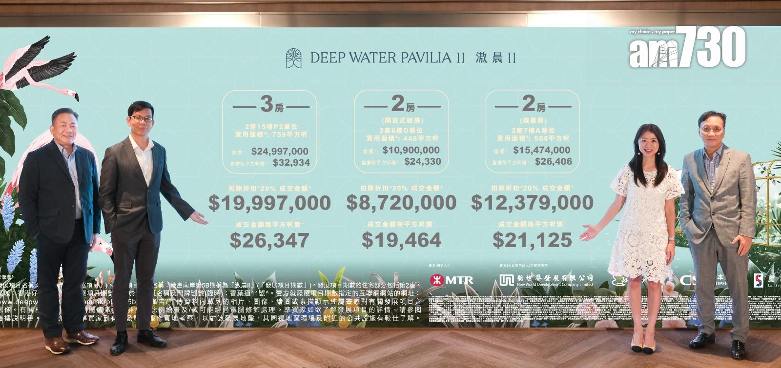 滶晨II開價|首推80伙 兩房872萬入場 折實均呎21800元|黃竹坑新盤