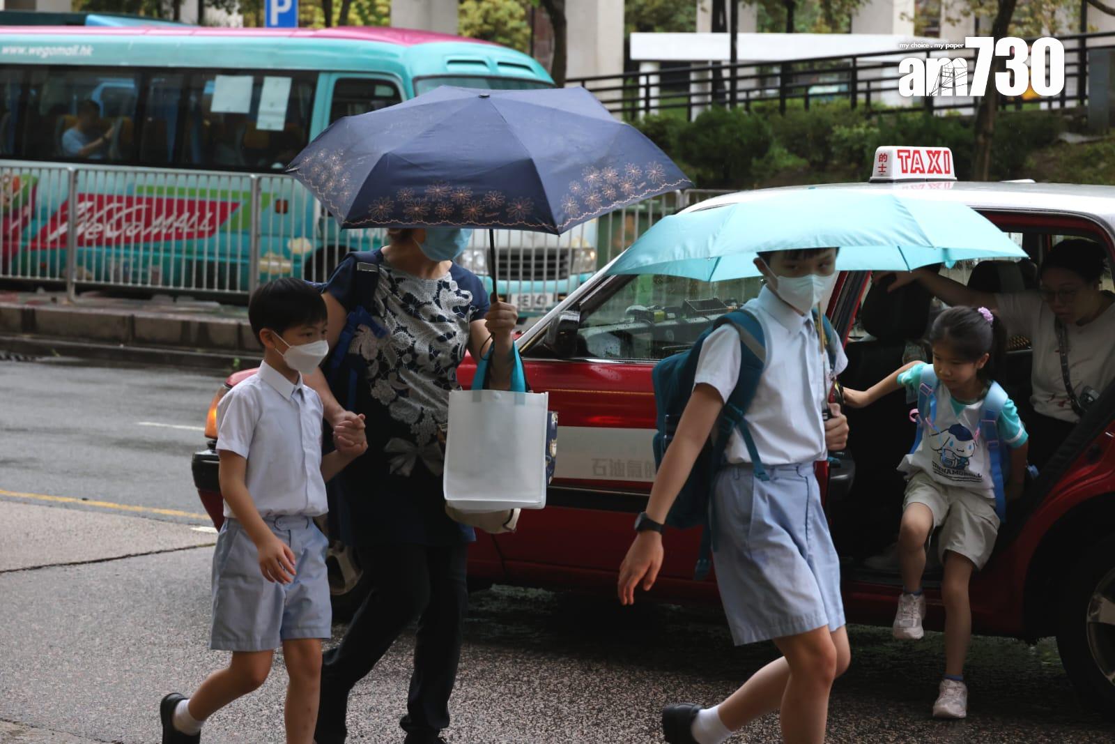天氣持續不穩,教育局宣布明日停課(林俊源攝)