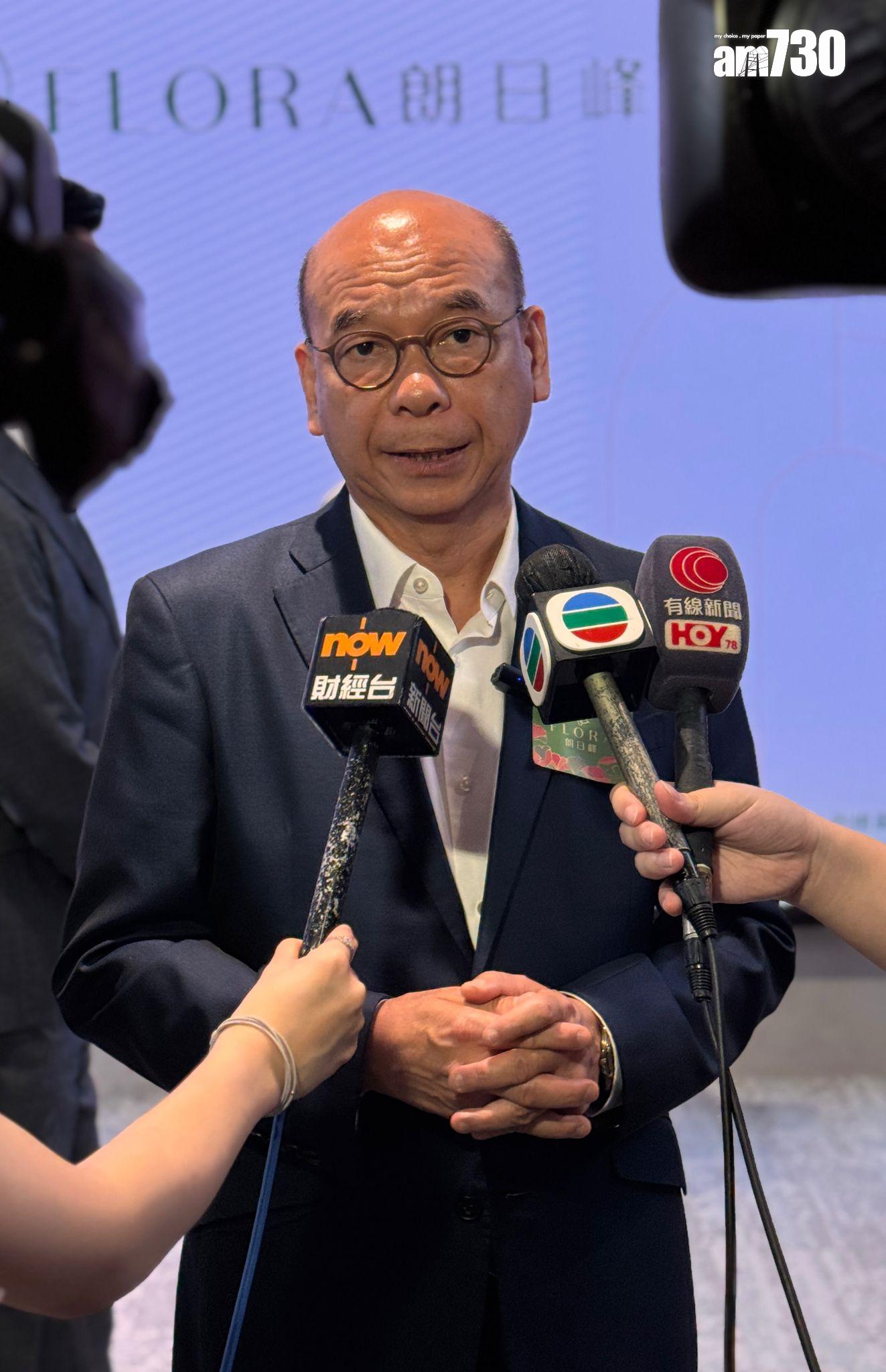 朗日峰開價|中原陳永傑:現樓優勢+入場銀碼細 全盤有望一Q清枱|元朗新盤