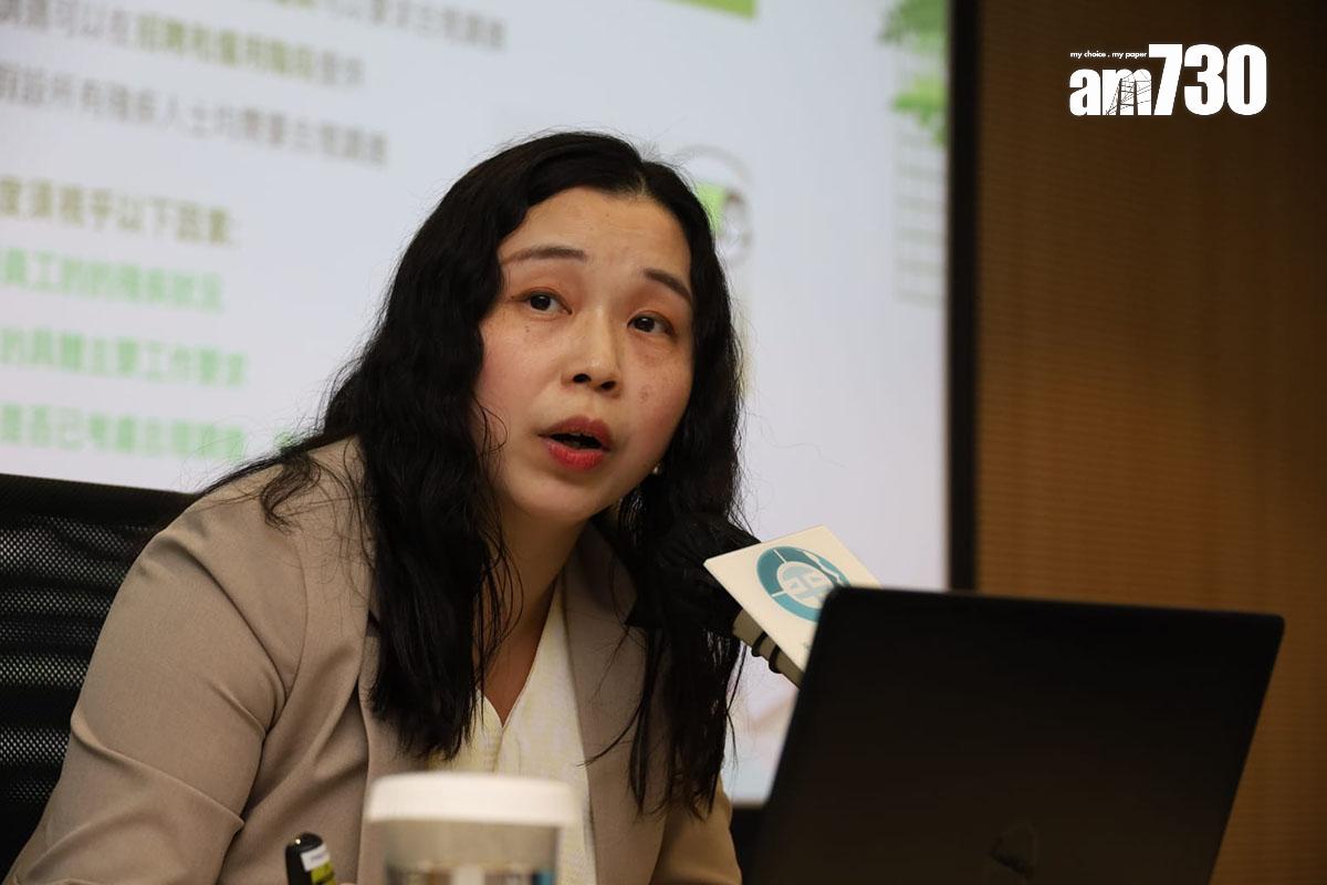 徐妤婷說,部分精神健康疾病患者需要合理的調適,有助他們履行主要職責。(鍾式明攝)